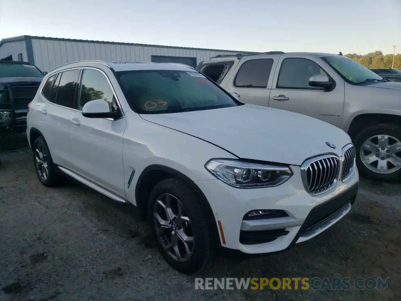 1 Photograph of a damaged car 5UXTY3C0XM9G54218 BMW X3 2021