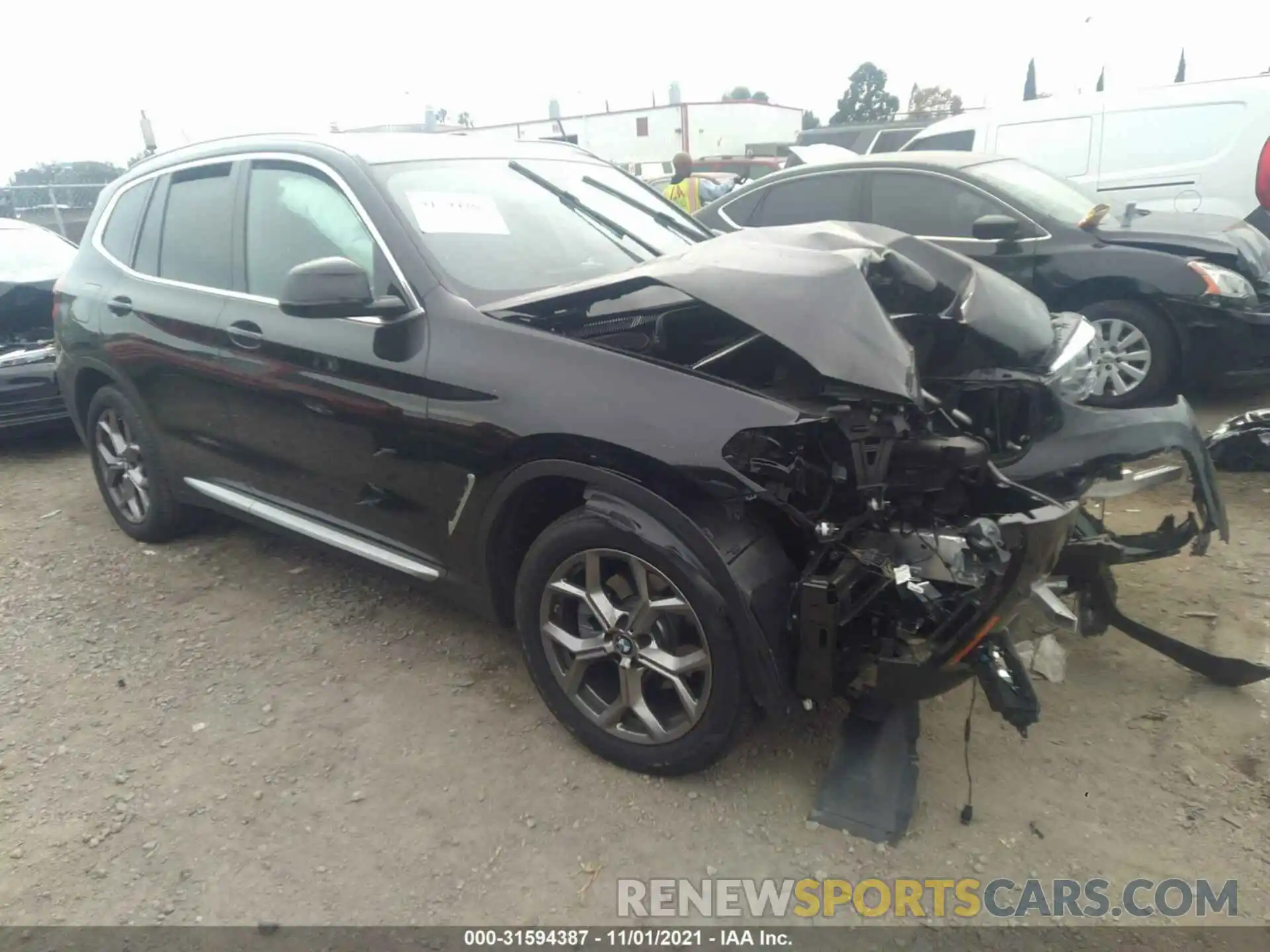 1 Photograph of a damaged car 5UXTY3C0XM9H15115 BMW X3 2021