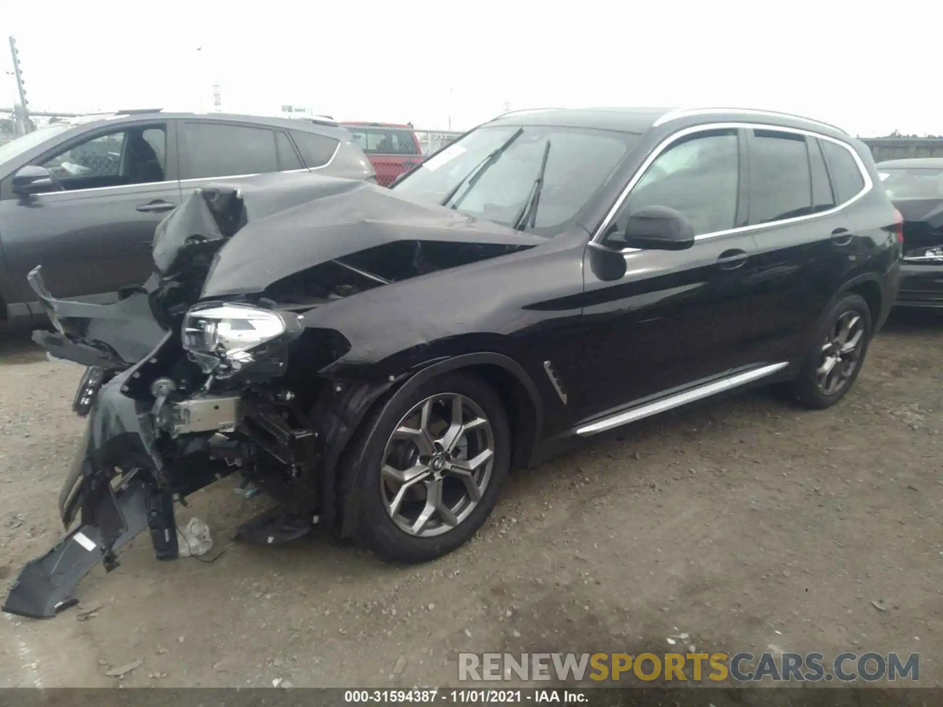 2 Photograph of a damaged car 5UXTY3C0XM9H15115 BMW X3 2021