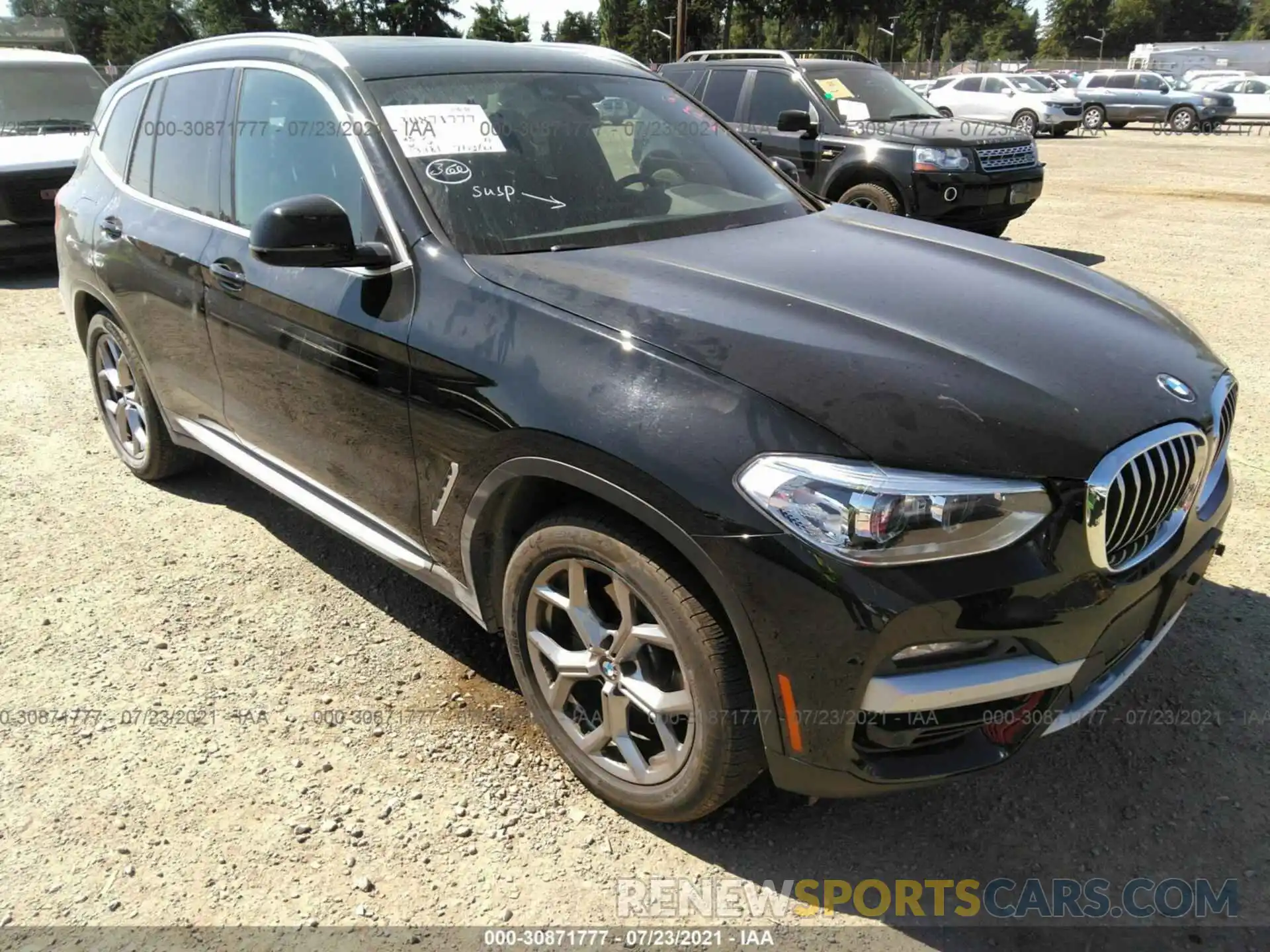 1 Photograph of a damaged car 5UXTY5C00M9E37532 BMW X3 2021