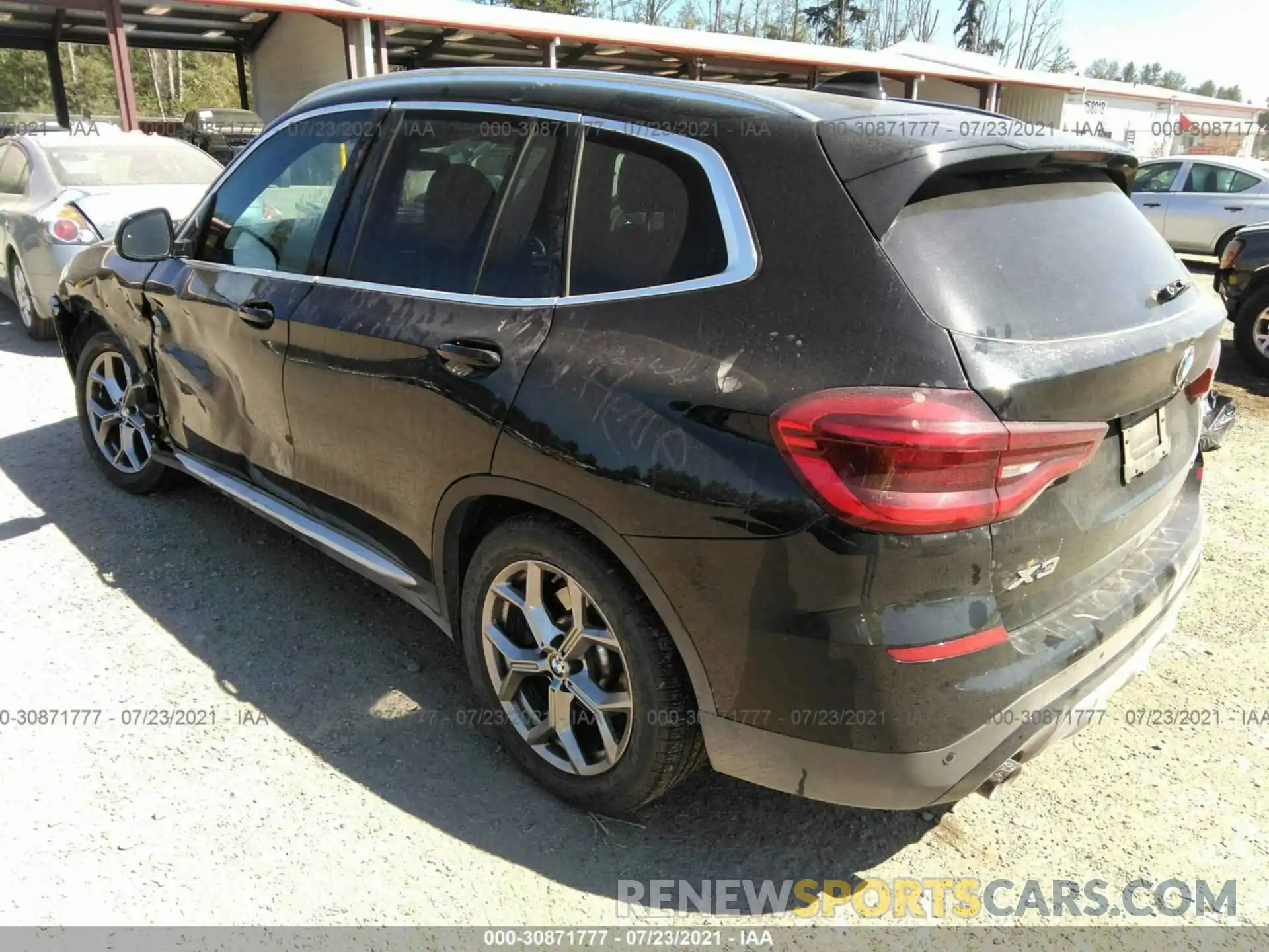 3 Photograph of a damaged car 5UXTY5C00M9E37532 BMW X3 2021