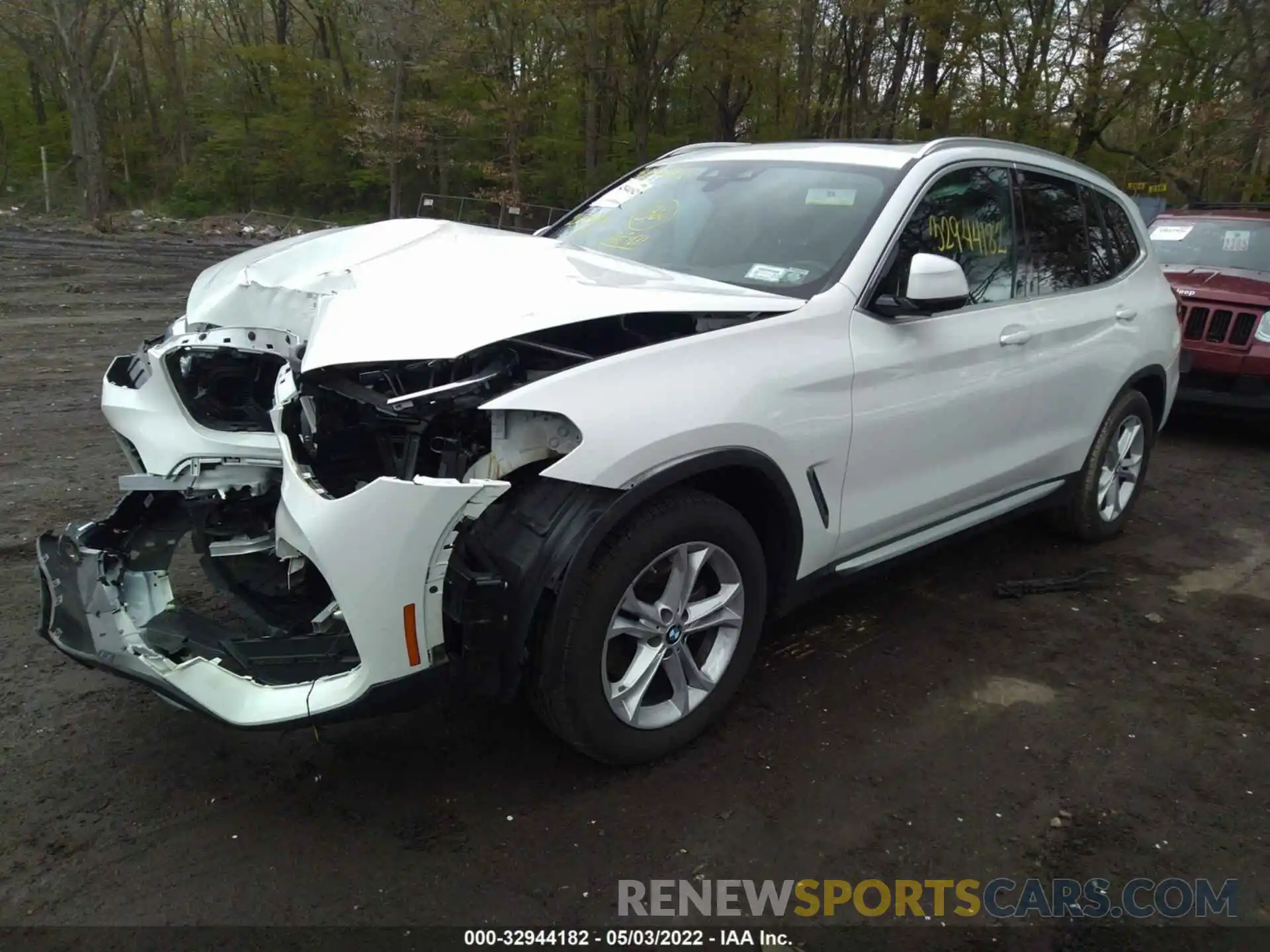 2 Photograph of a damaged car 5UXTY5C00M9E48174 BMW X3 2021