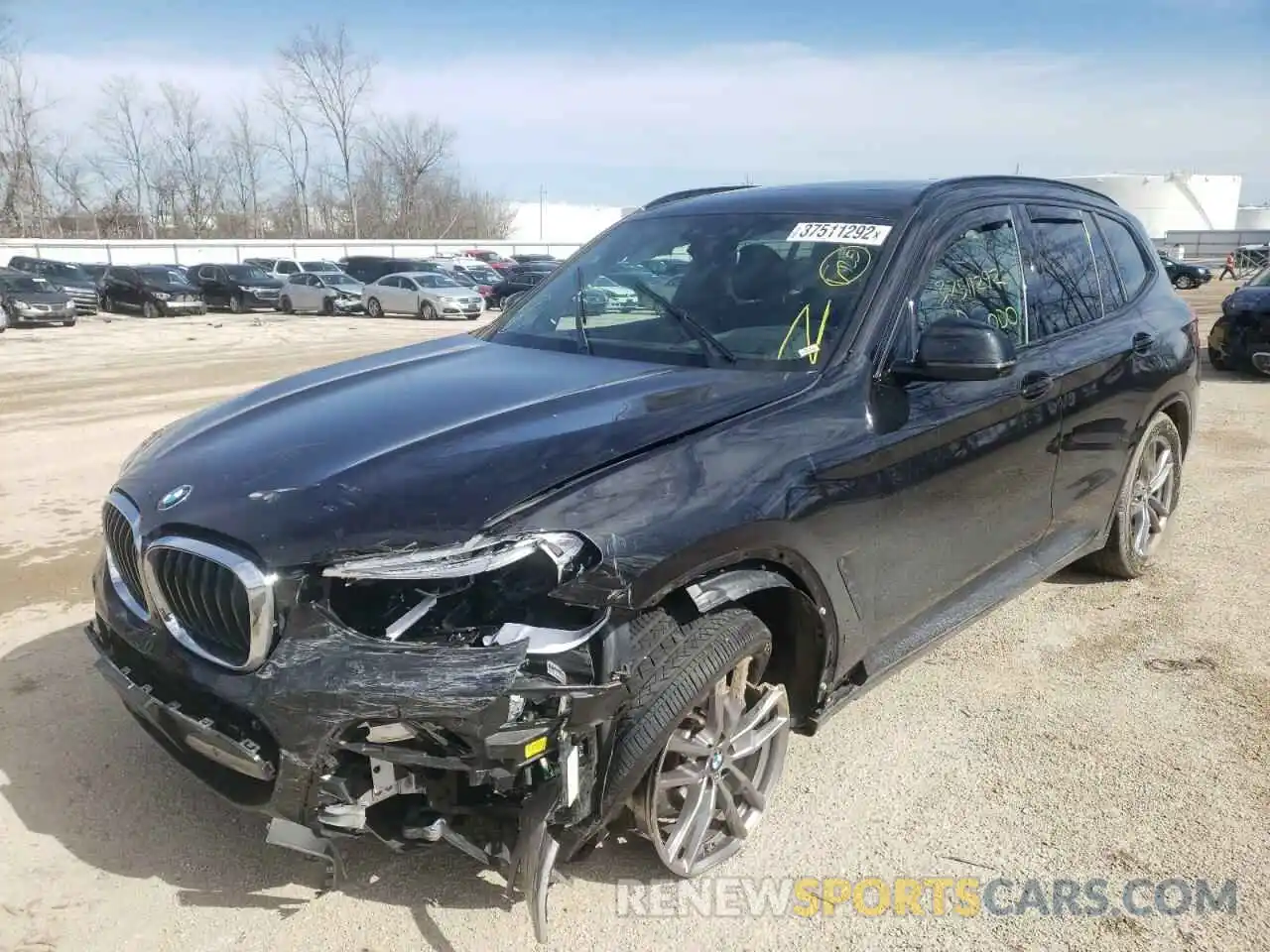 2 Photograph of a damaged car 5UXTY5C00M9E56159 BMW X3 2021