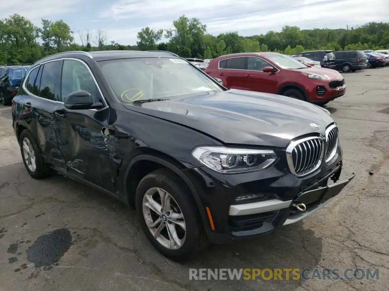 1 Photograph of a damaged car 5UXTY5C00M9F26369 BMW X3 2021