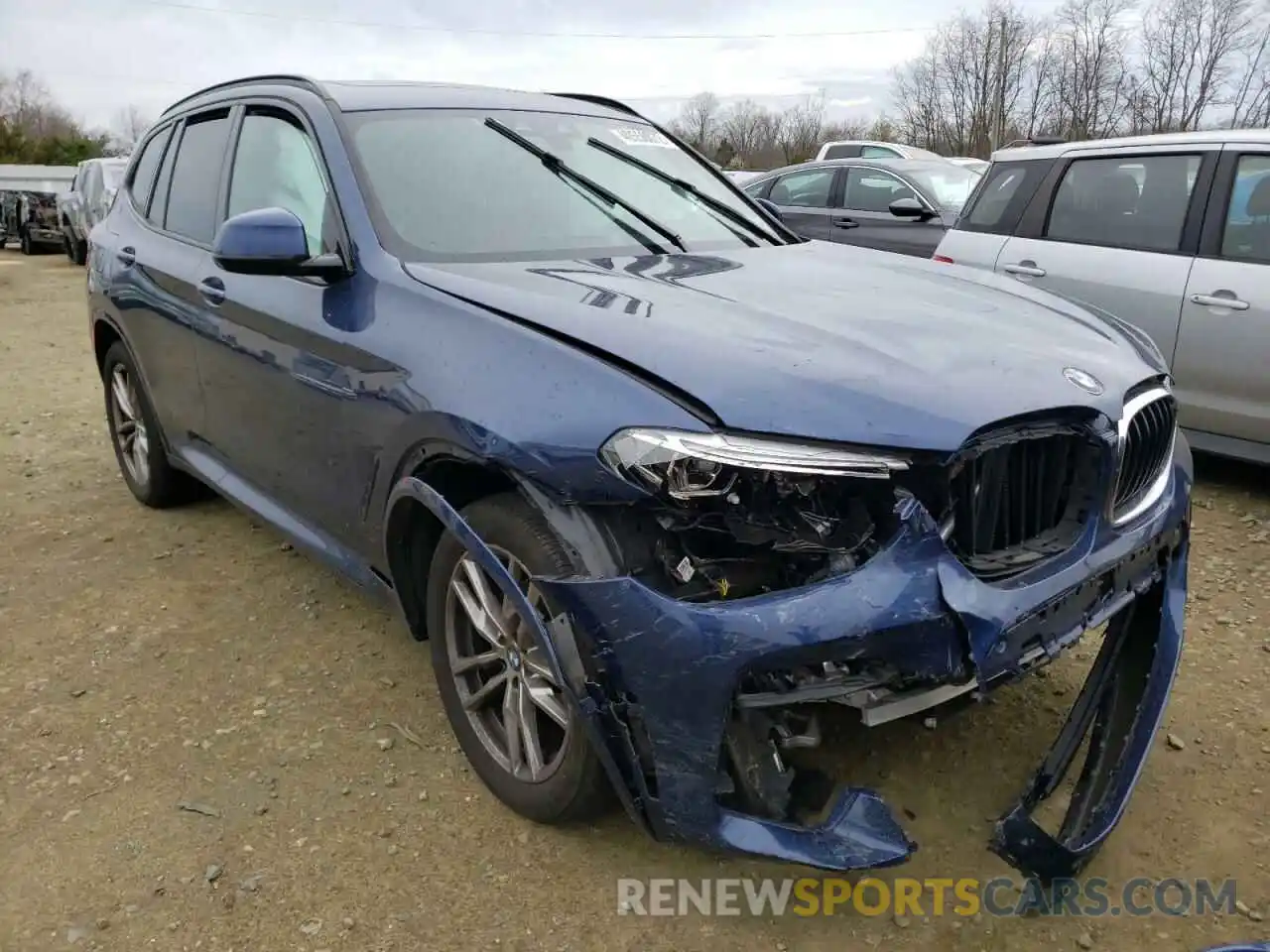 1 Photograph of a damaged car 5UXTY5C00M9F46556 BMW X3 2021