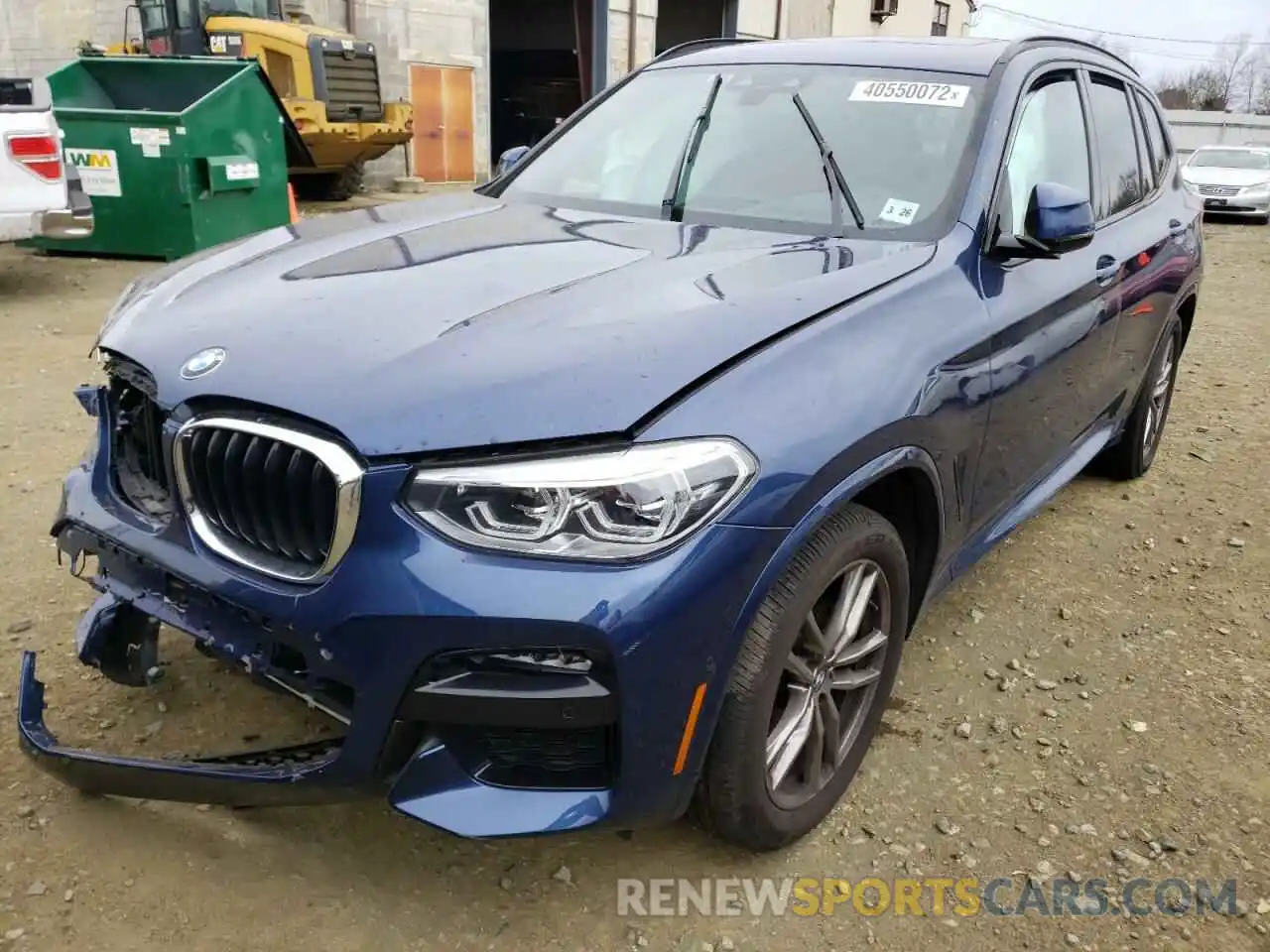 2 Photograph of a damaged car 5UXTY5C00M9F46556 BMW X3 2021