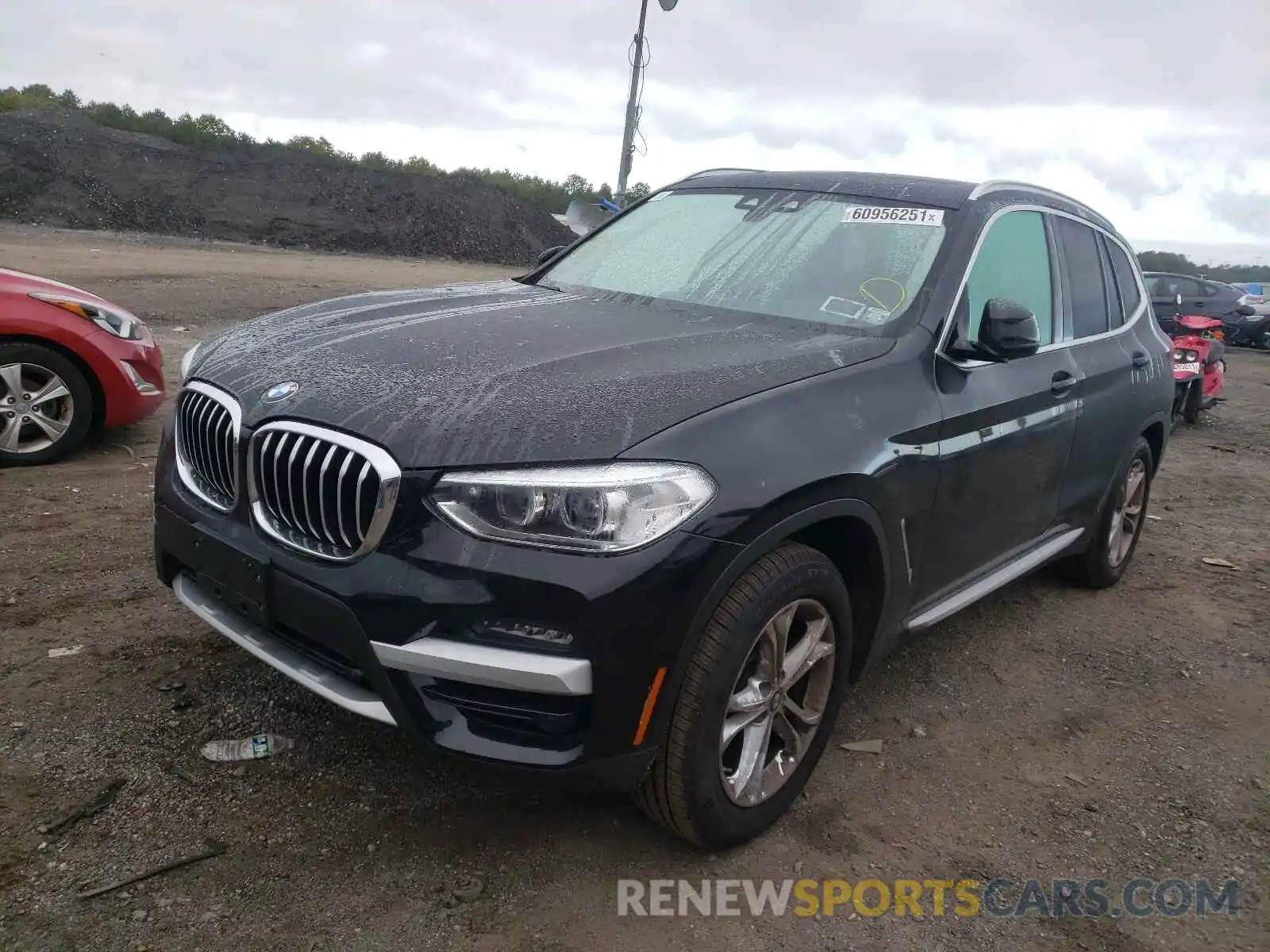 2 Photograph of a damaged car 5UXTY5C00M9F50641 BMW X3 2021