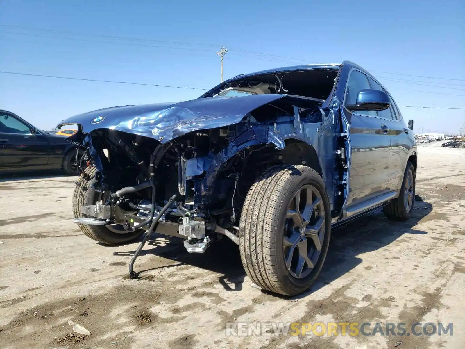 2 Photograph of a damaged car 5UXTY5C00M9F53989 BMW X3 2021