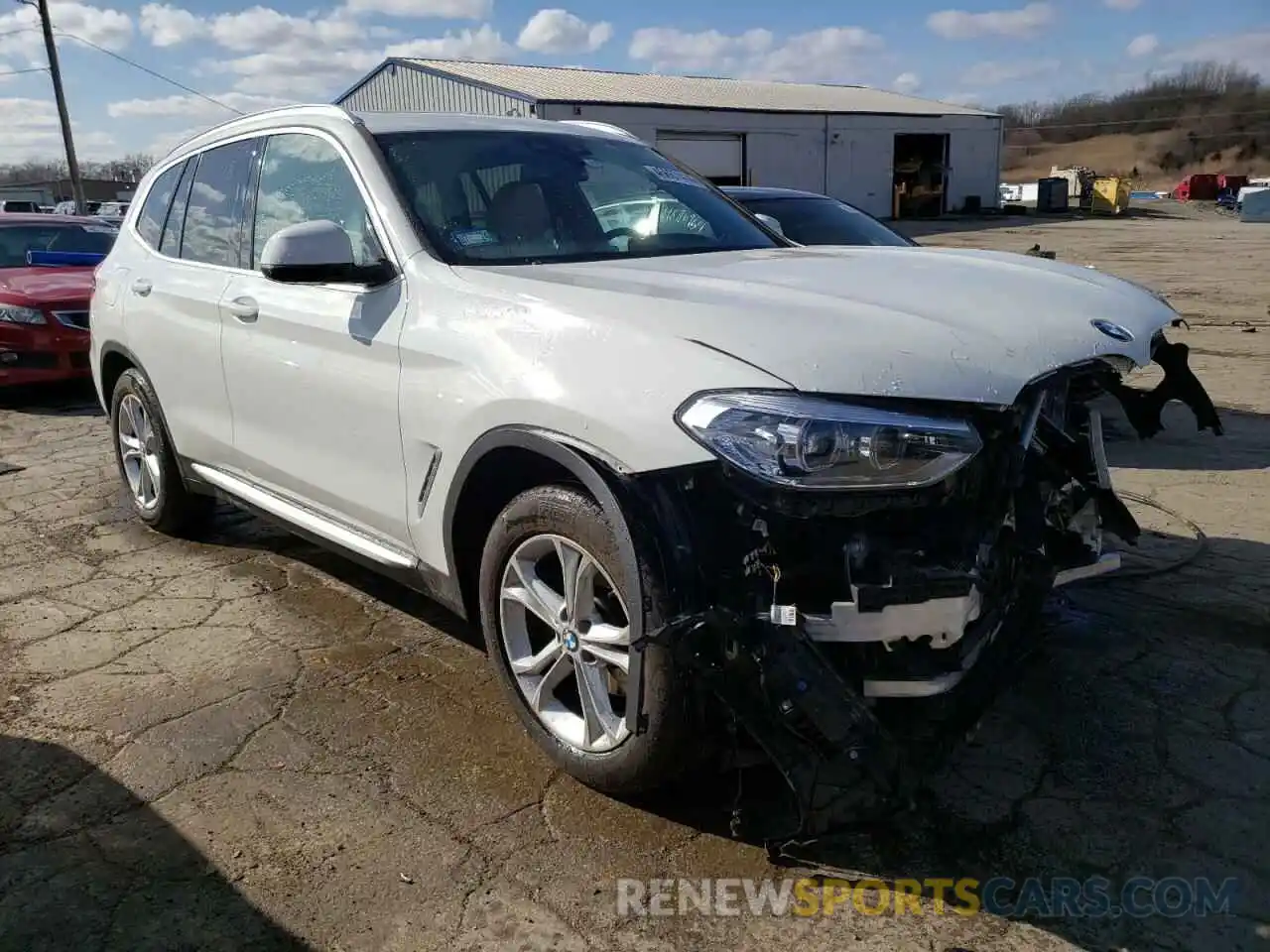 4 Photograph of a damaged car 5UXTY5C00M9G40162 BMW X3 2021