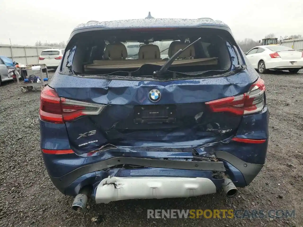 6 Фотография поврежденного автомобиля 5UXTY5C00M9G40713 BMW X3 2021