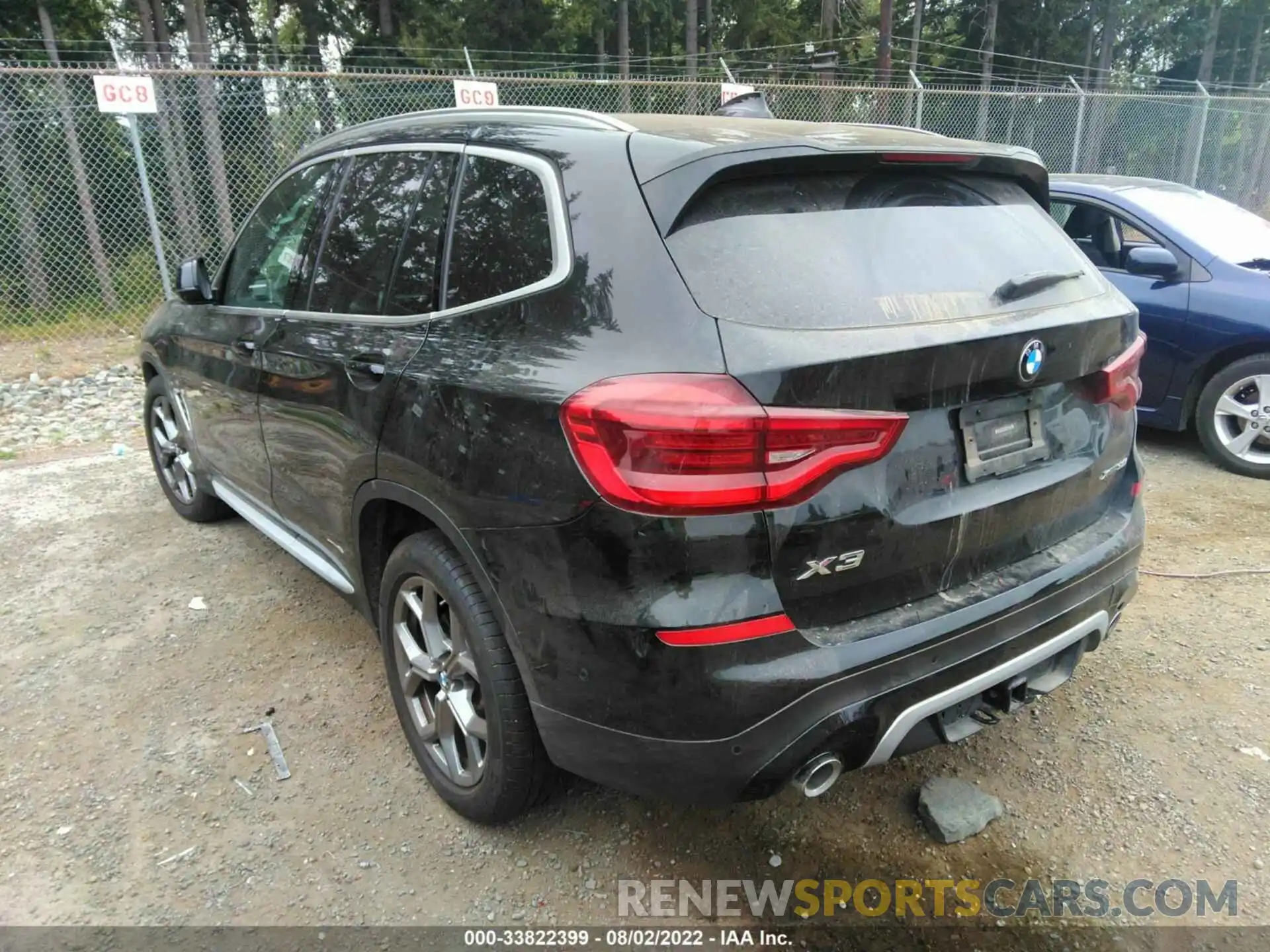 3 Фотография поврежденного автомобиля 5UXTY5C00M9G70763 BMW X3 2021