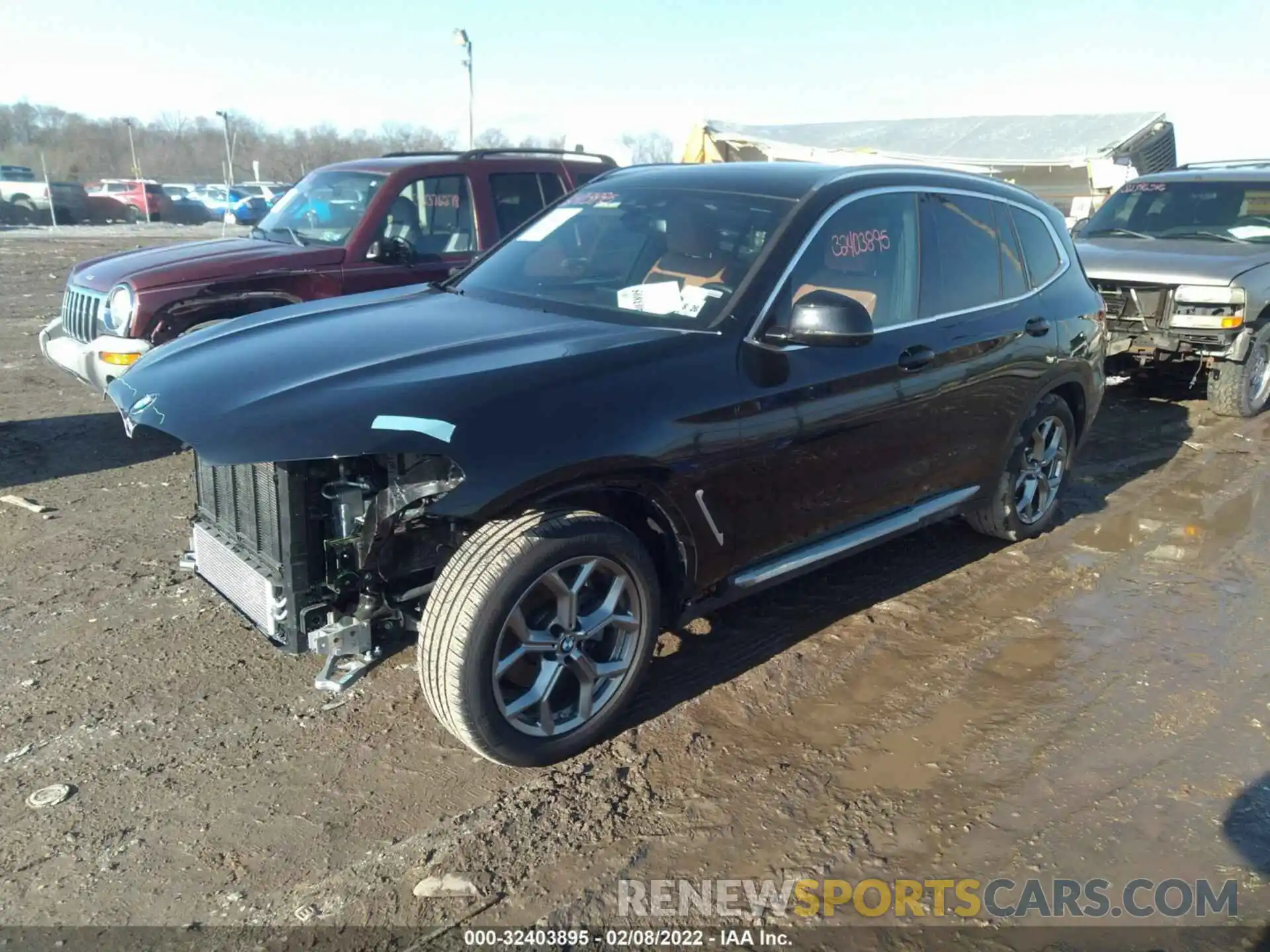 2 Photograph of a damaged car 5UXTY5C00M9G87594 BMW X3 2021