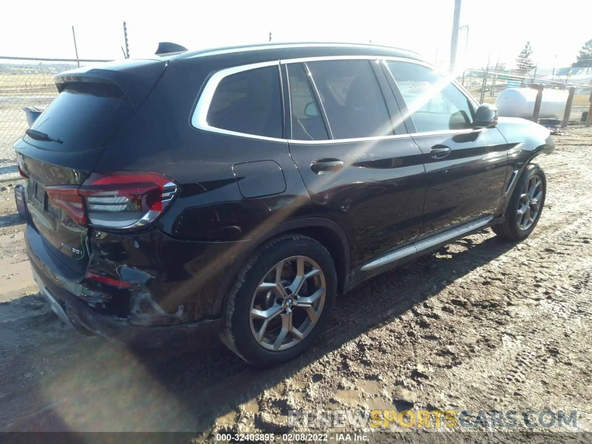 4 Фотография поврежденного автомобиля 5UXTY5C00M9G87594 BMW X3 2021