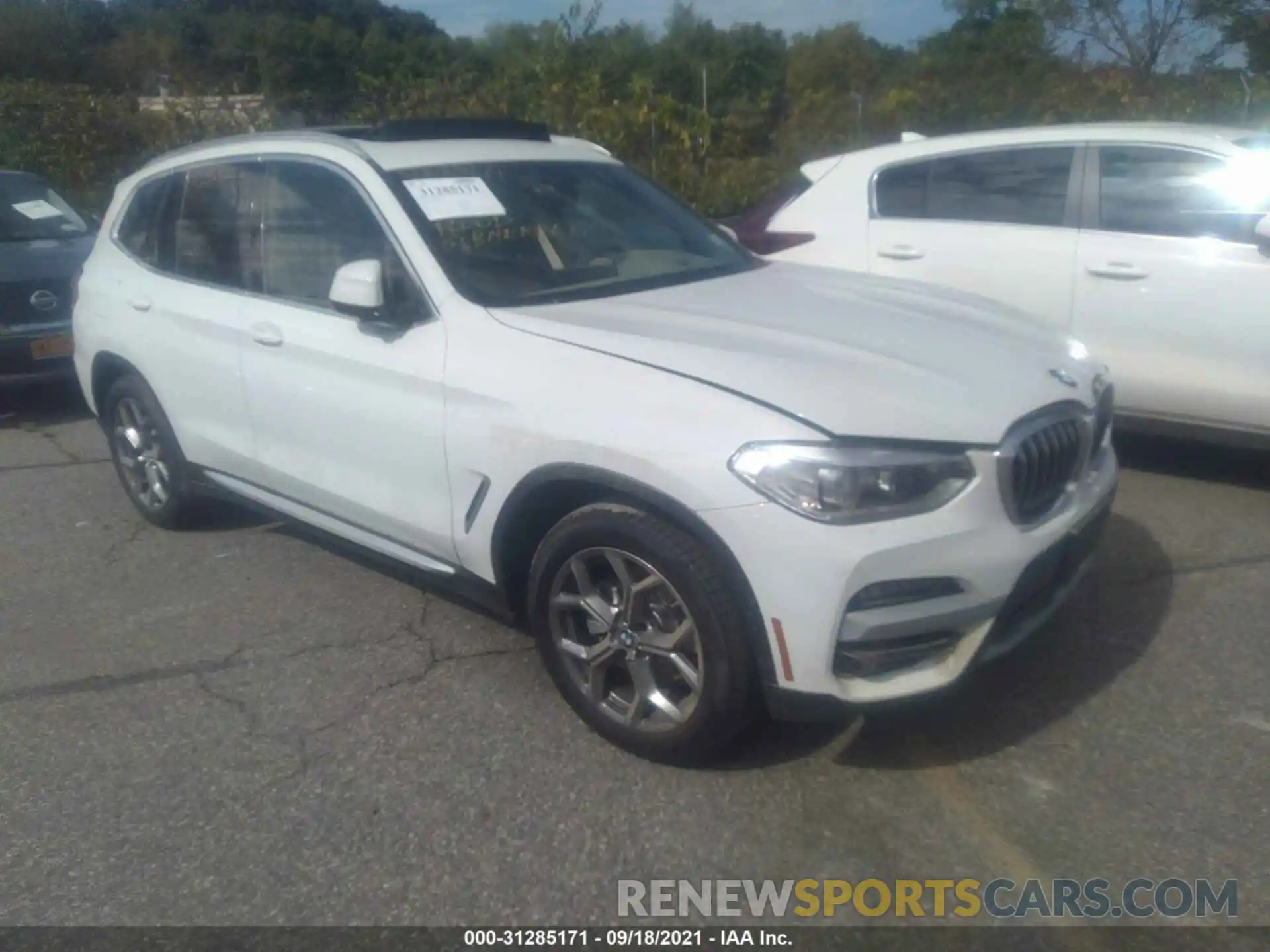 1 Photograph of a damaged car 5UXTY5C00M9H89395 BMW X3 2021