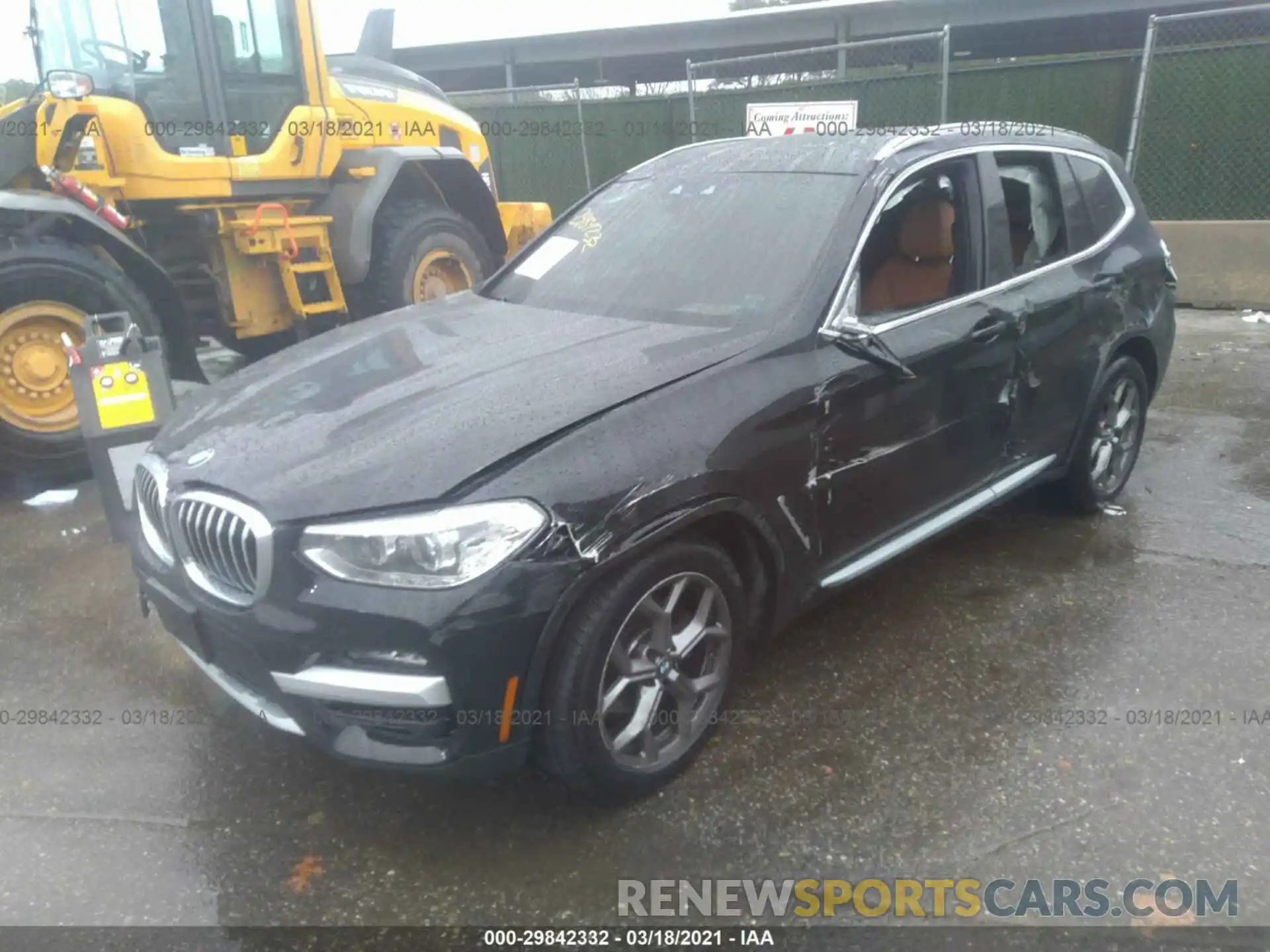 2 Photograph of a damaged car 5UXTY5C01M9D90625 BMW X3 2021