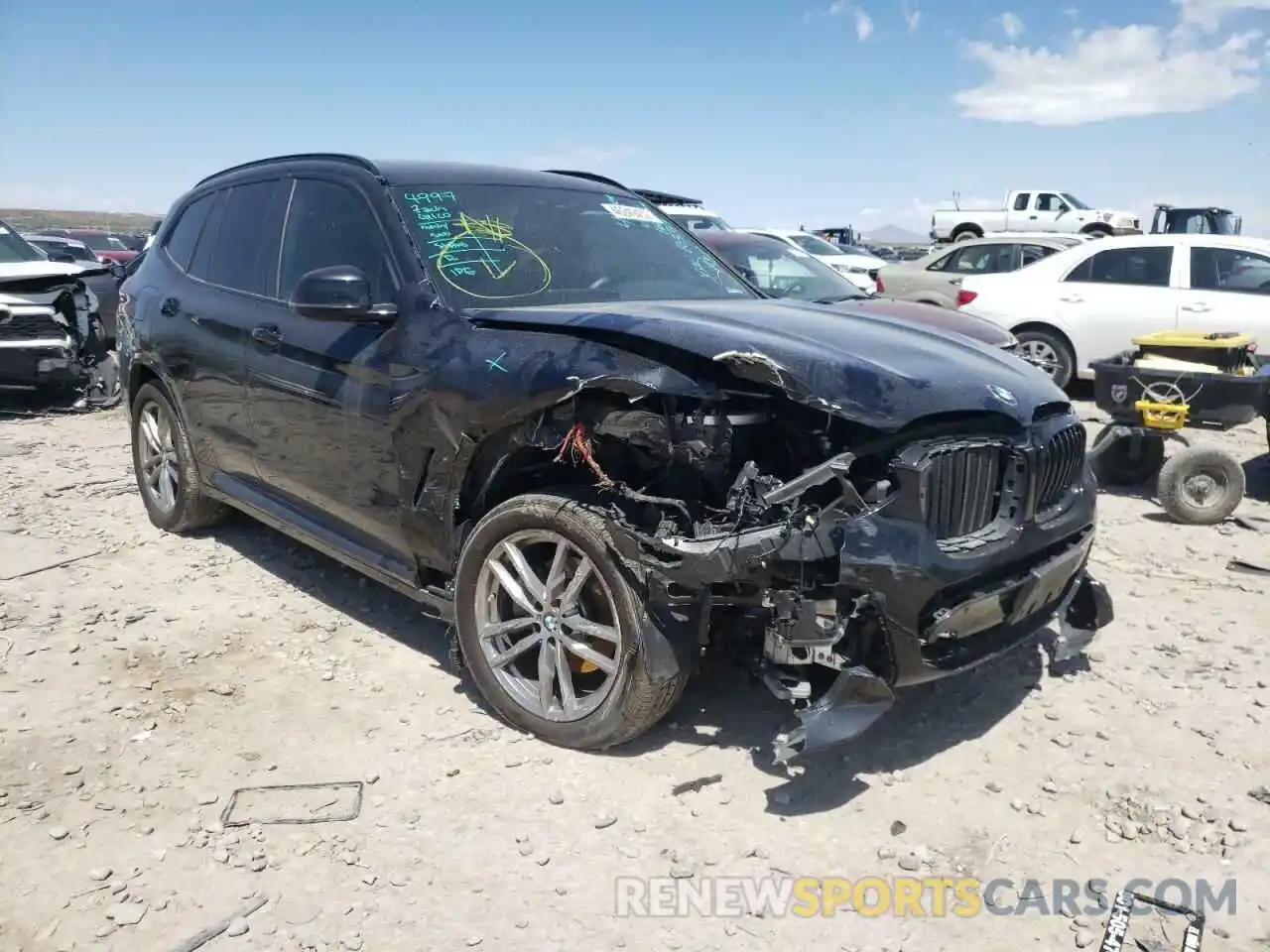 1 Photograph of a damaged car 5UXTY5C01M9E03759 BMW X3 2021