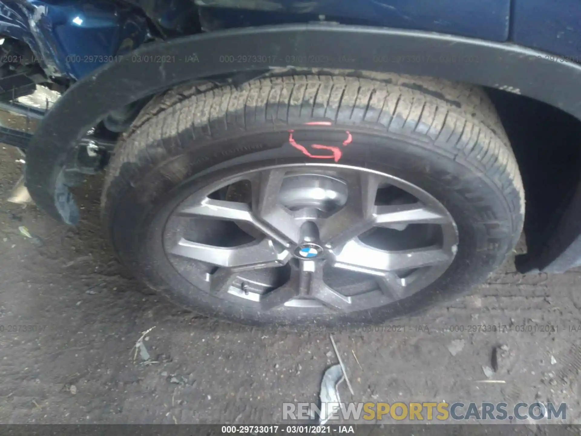 15 Photograph of a damaged car 5UXTY5C01M9E17189 BMW X3 2021