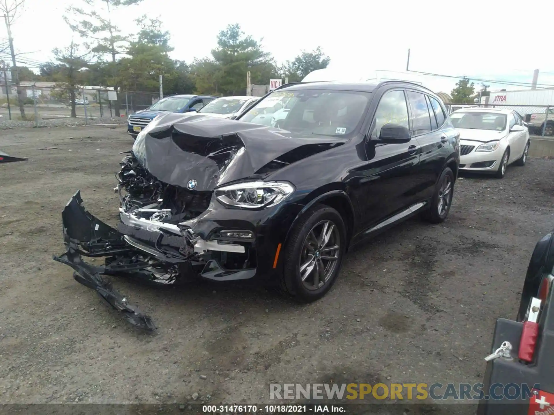 2 Photograph of a damaged car 5UXTY5C01M9E29777 BMW X3 2021