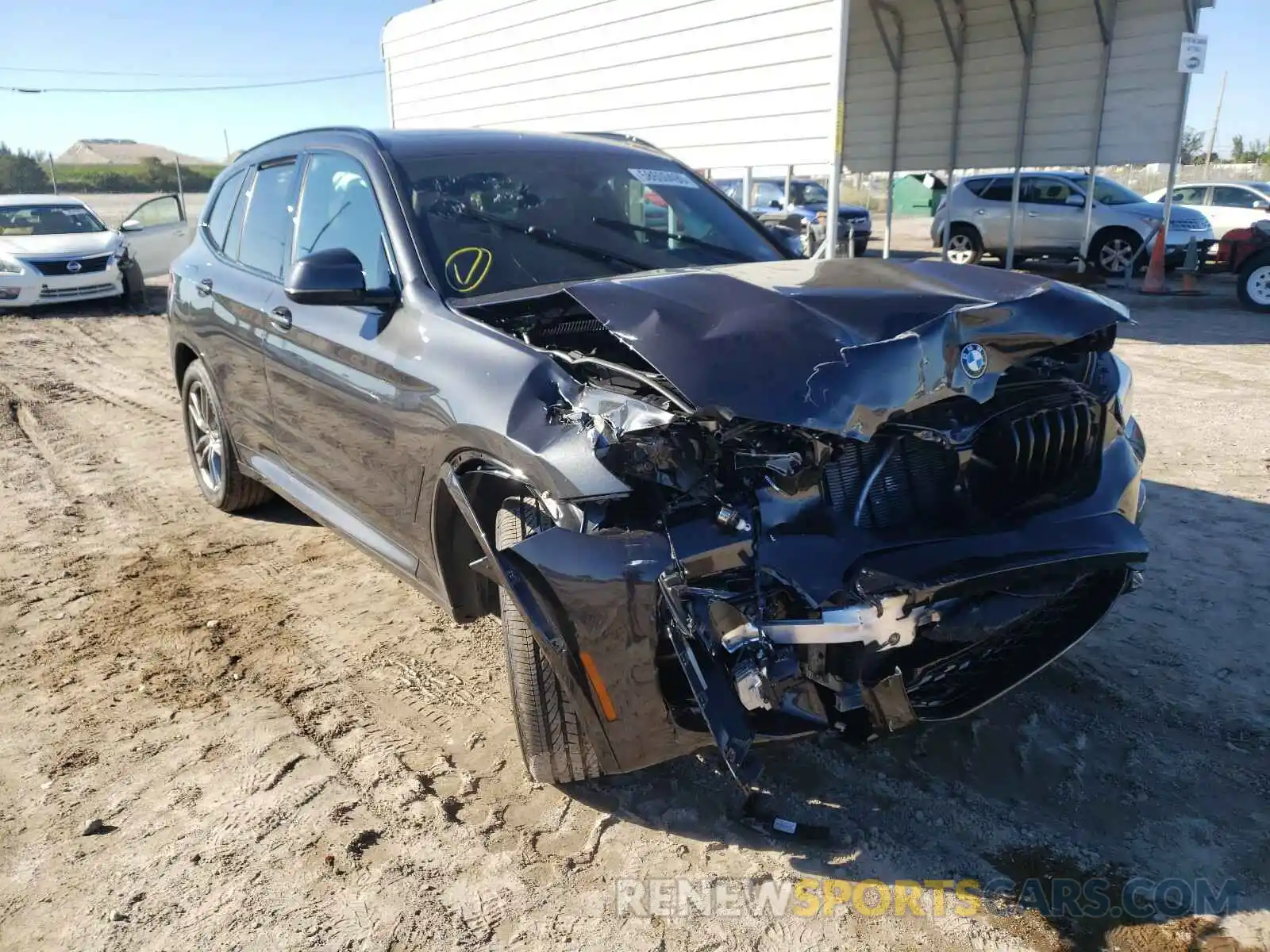 1 Photograph of a damaged car 5UXTY5C01M9E50354 BMW X3 2021