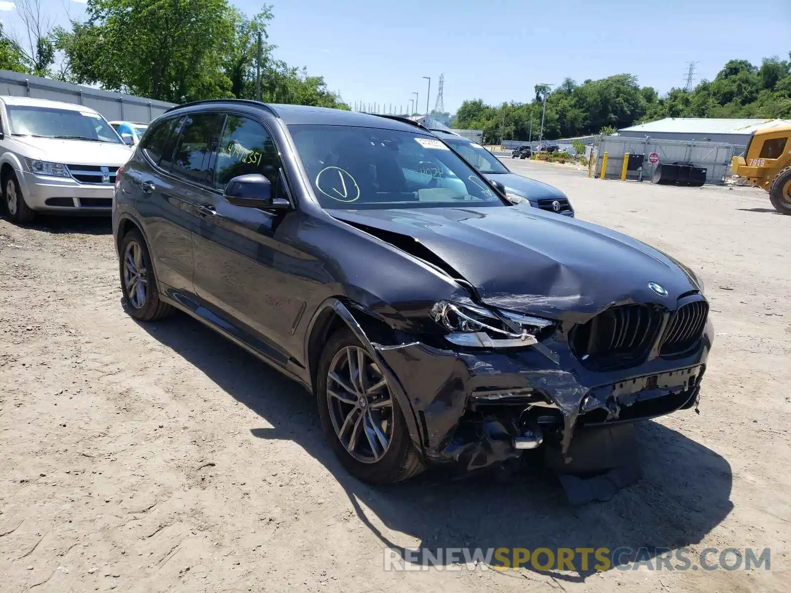 1 Photograph of a damaged car 5UXTY5C01M9E56557 BMW X3 2021