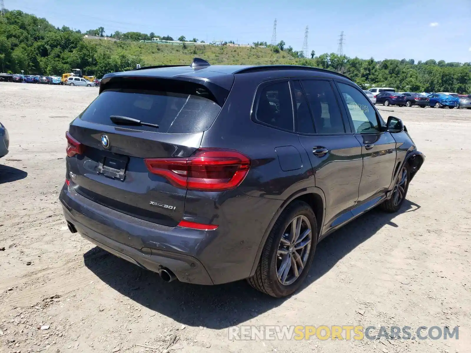 4 Фотография поврежденного автомобиля 5UXTY5C01M9E56557 BMW X3 2021