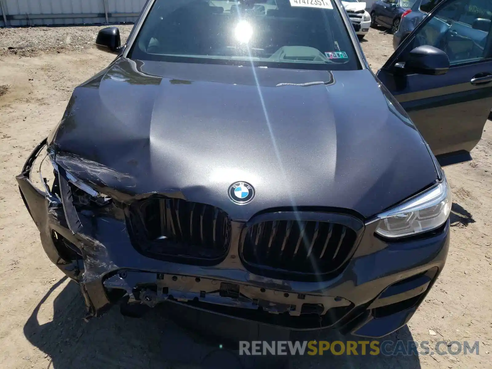 7 Photograph of a damaged car 5UXTY5C01M9E56557 BMW X3 2021