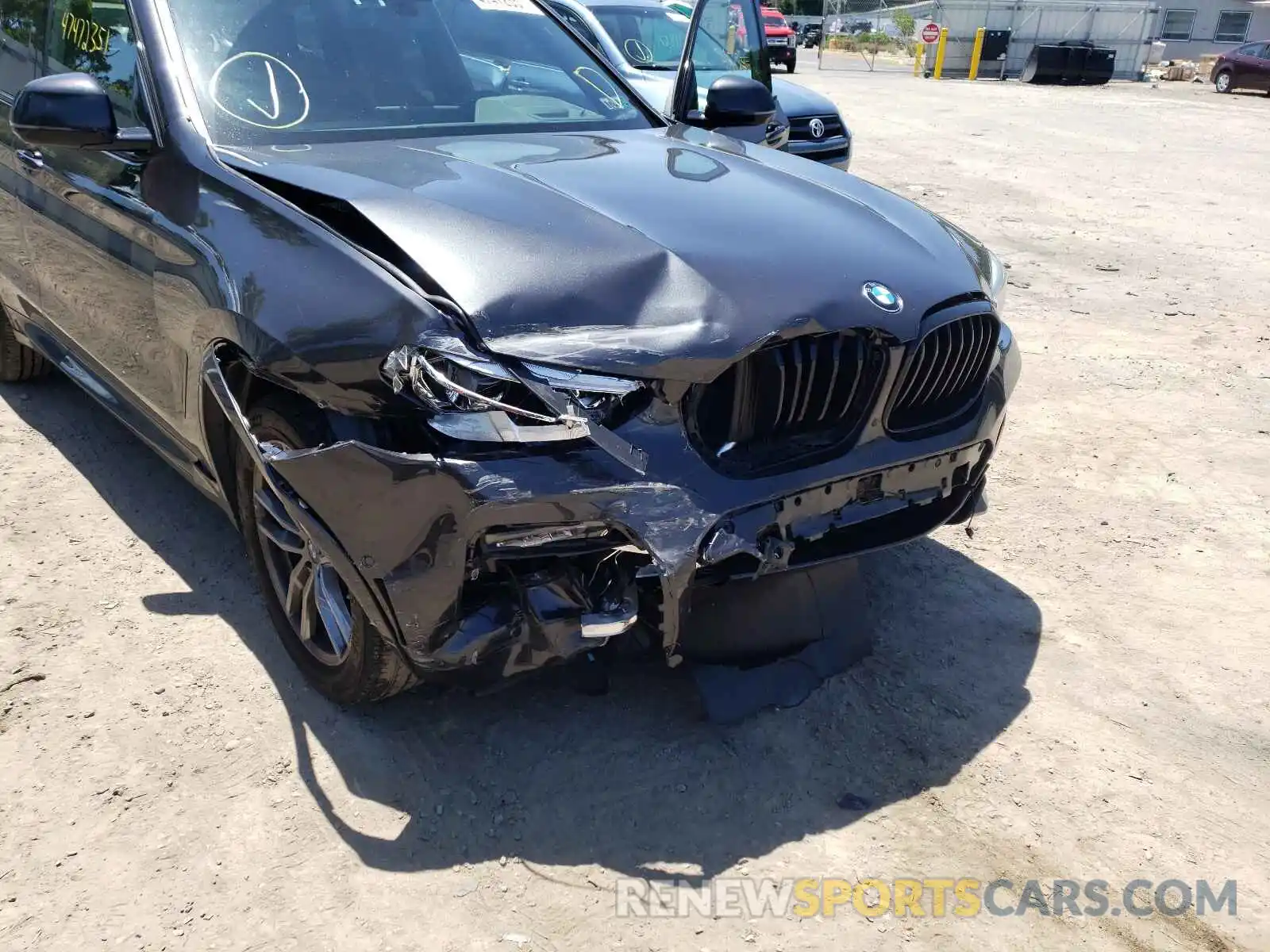 9 Photograph of a damaged car 5UXTY5C01M9E56557 BMW X3 2021