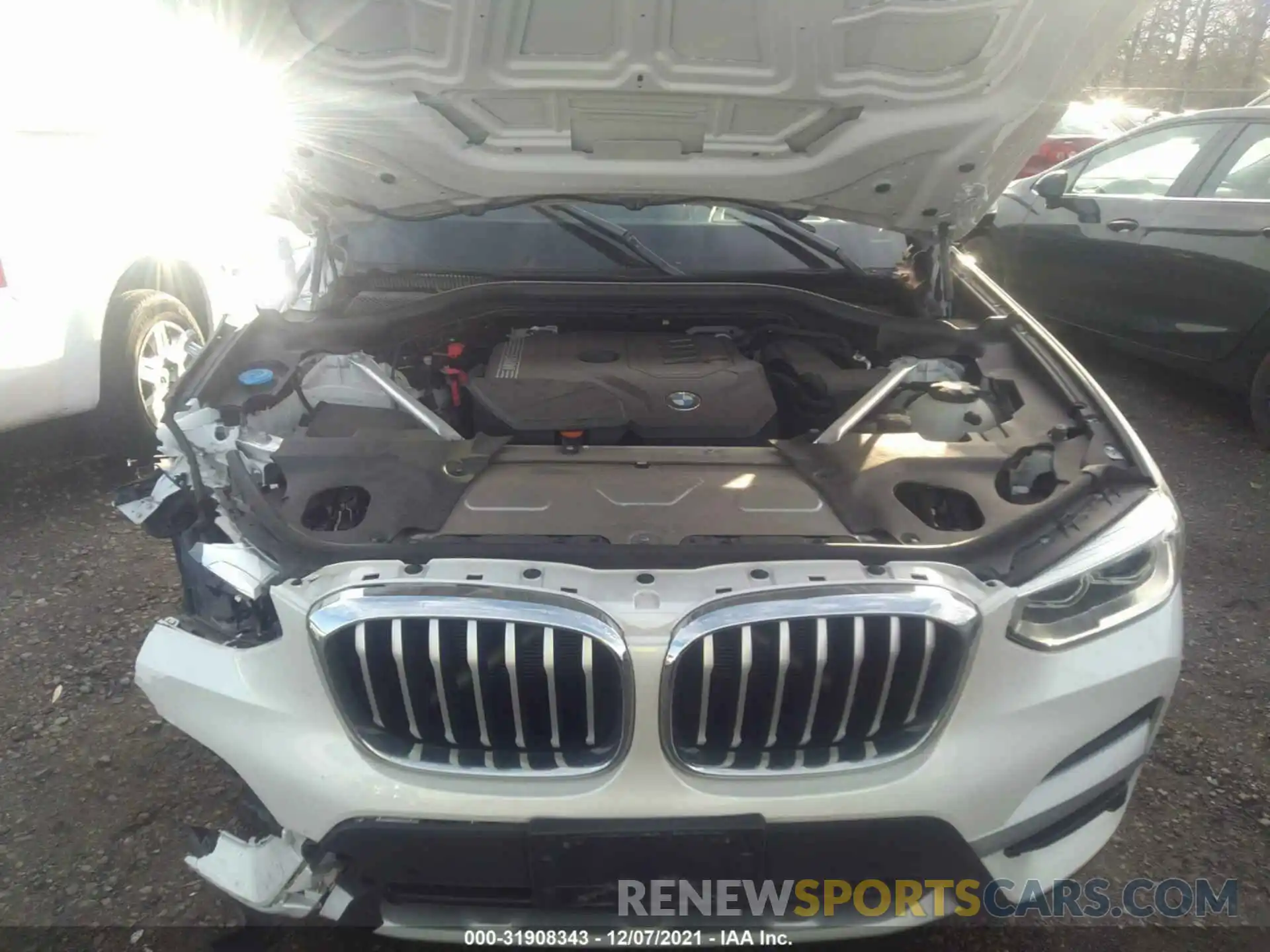 10 Фотография поврежденного автомобиля 5UXTY5C01M9E69079 BMW X3 2021