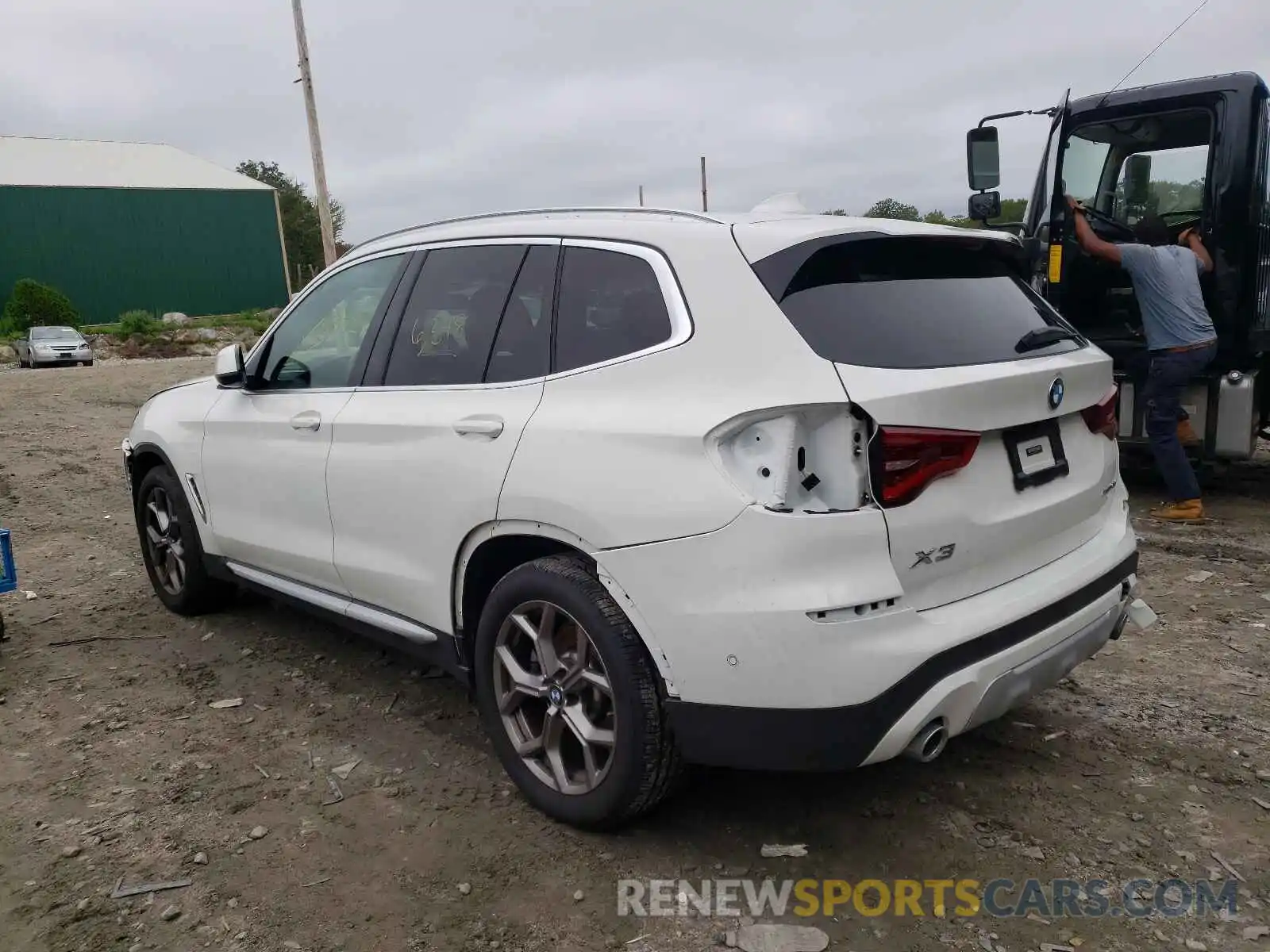 3 Фотография поврежденного автомобиля 5UXTY5C01M9E93463 BMW X3 2021