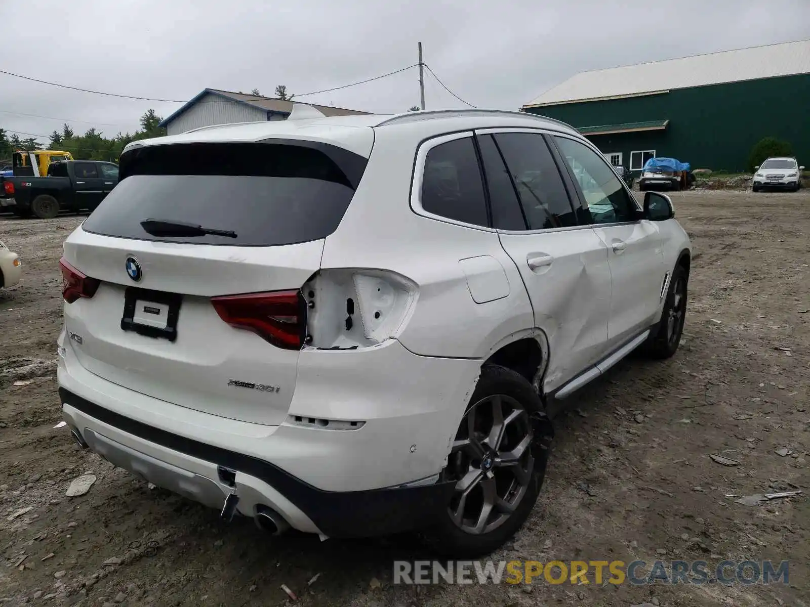 4 Фотография поврежденного автомобиля 5UXTY5C01M9E93463 BMW X3 2021