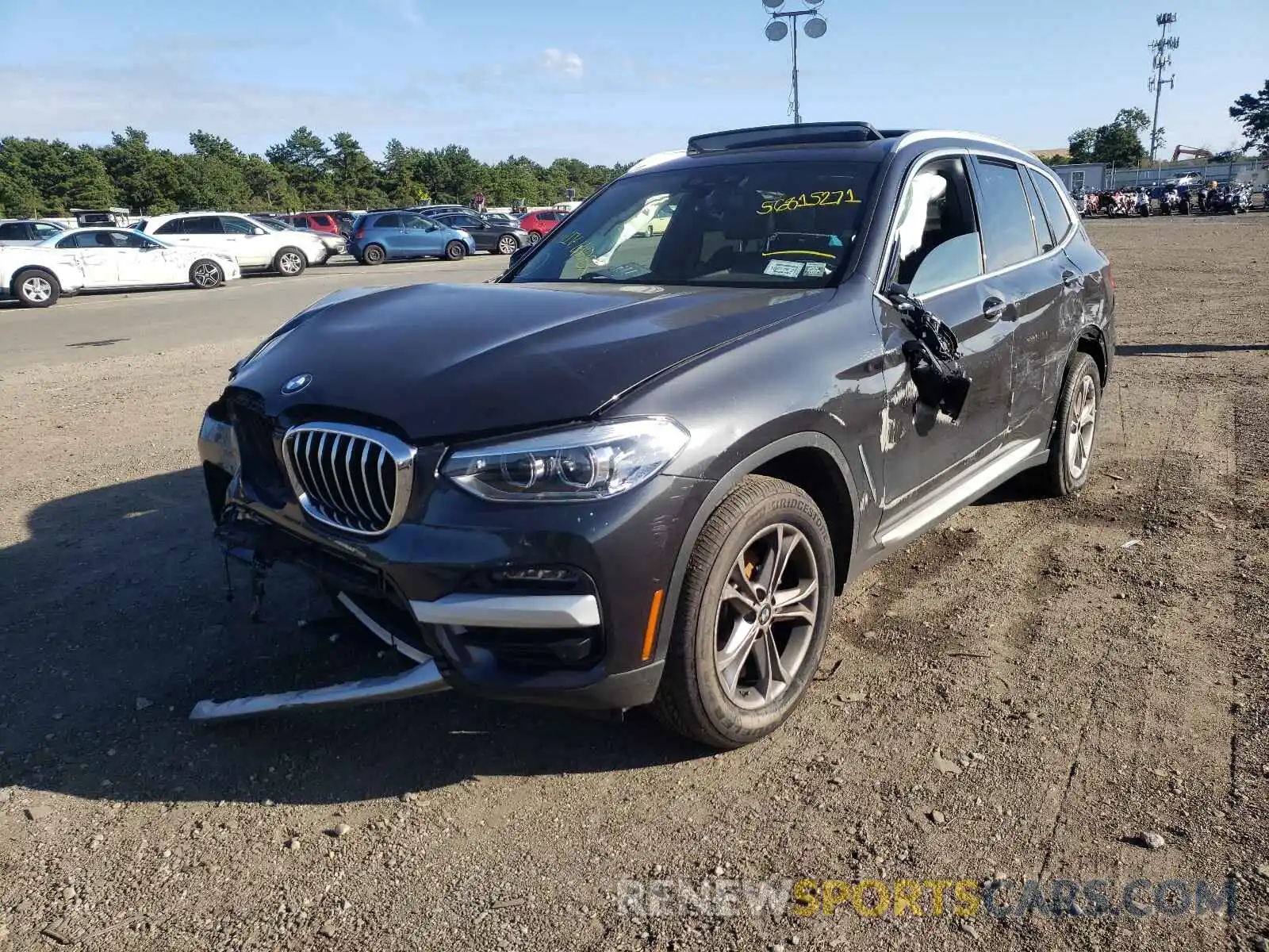 2 Photograph of a damaged car 5UXTY5C01M9F05630 BMW X3 2021