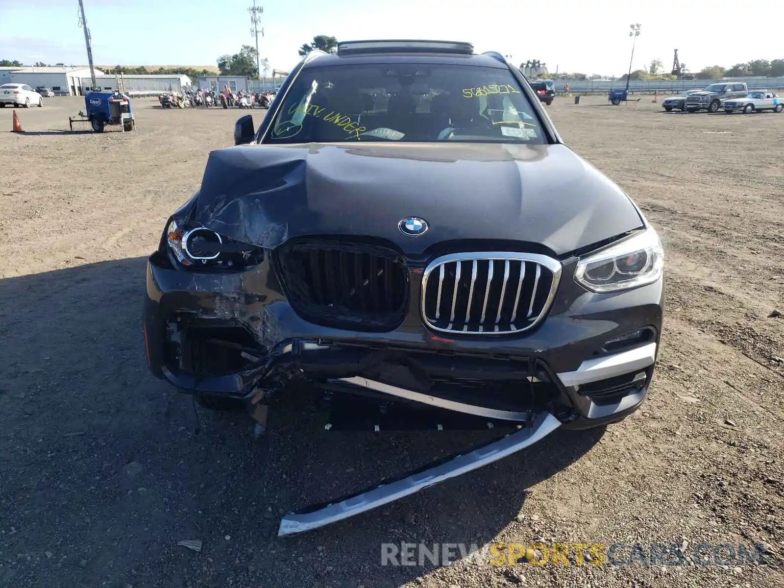 9 Photograph of a damaged car 5UXTY5C01M9F05630 BMW X3 2021