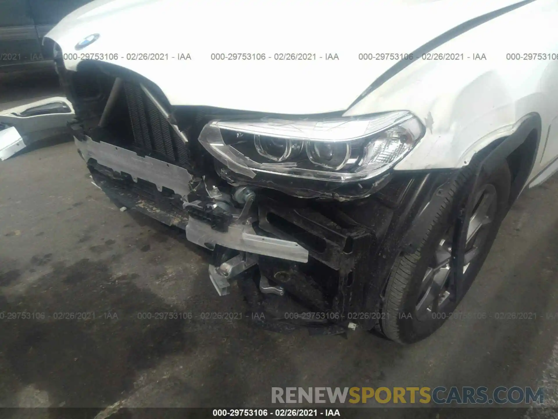 6 Фотография поврежденного автомобиля 5UXTY5C01M9F12545 BMW X3 2021