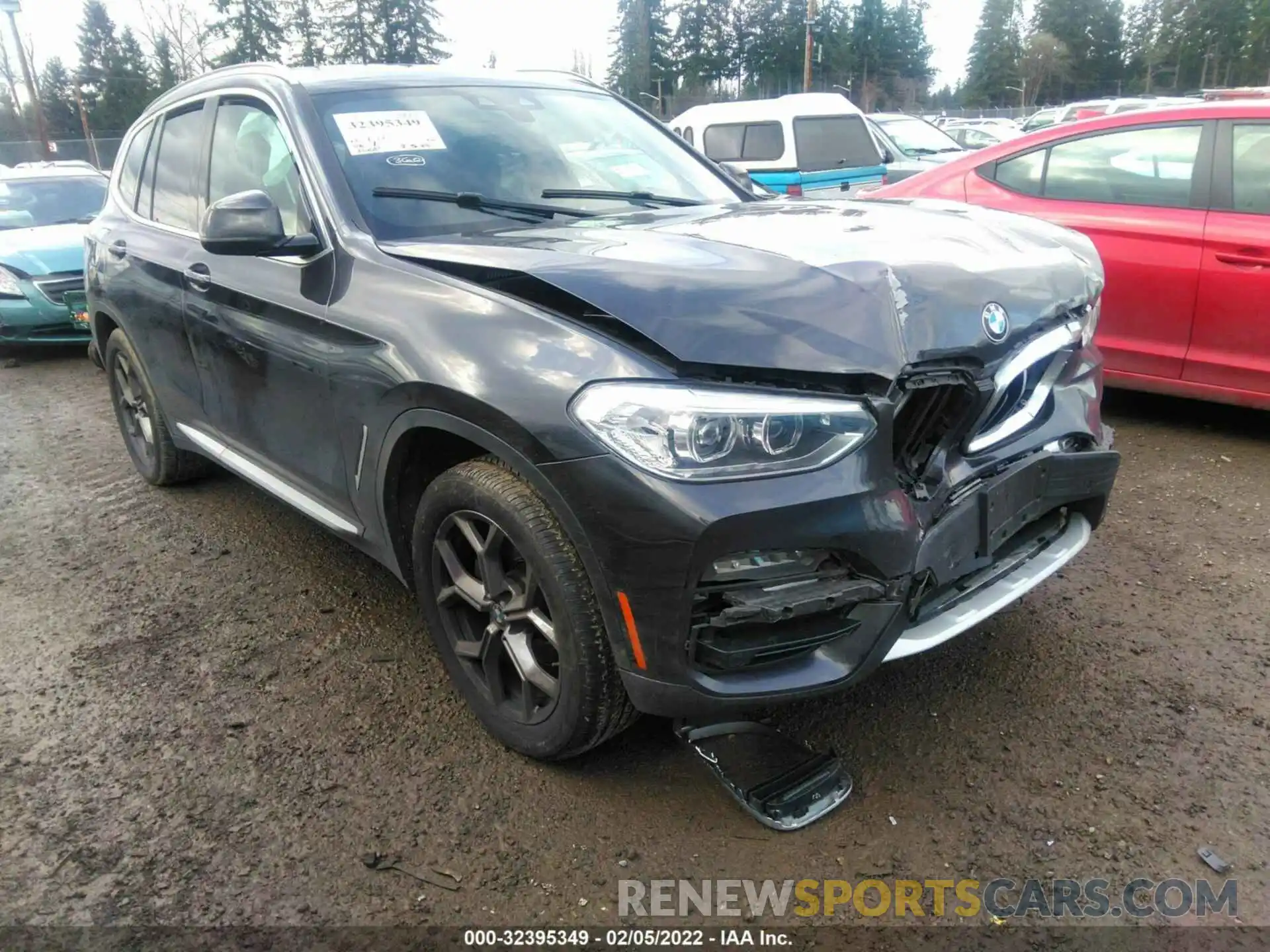 1 Фотография поврежденного автомобиля 5UXTY5C01M9F12643 BMW X3 2021