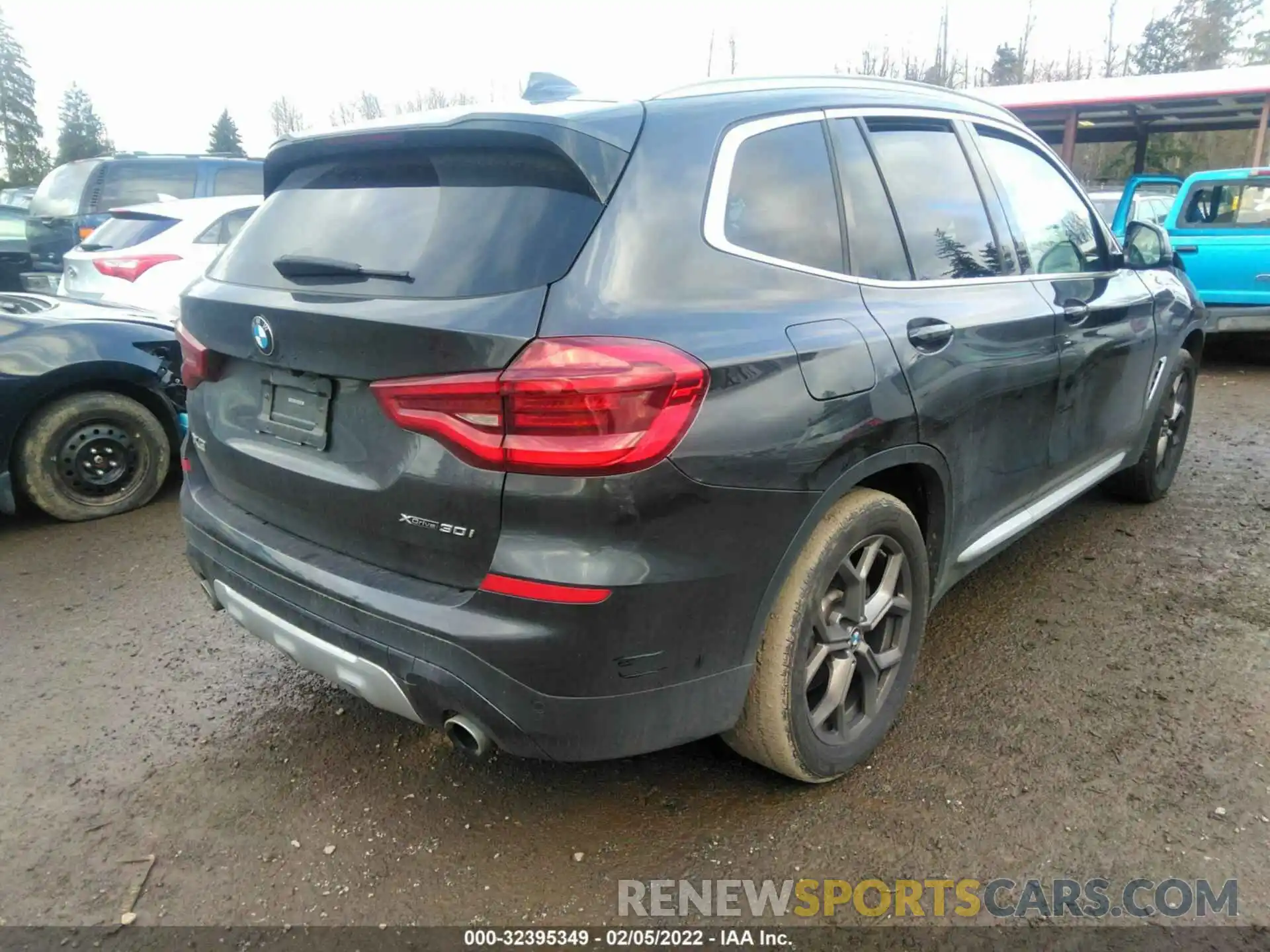 4 Фотография поврежденного автомобиля 5UXTY5C01M9F12643 BMW X3 2021