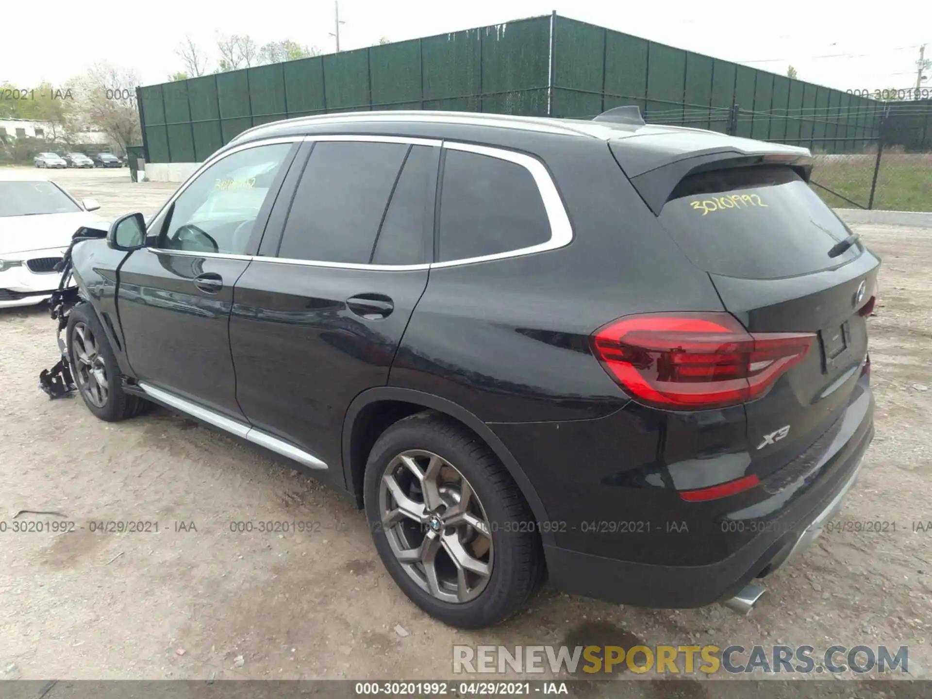 3 Фотография поврежденного автомобиля 5UXTY5C01M9F50504 BMW X3 2021