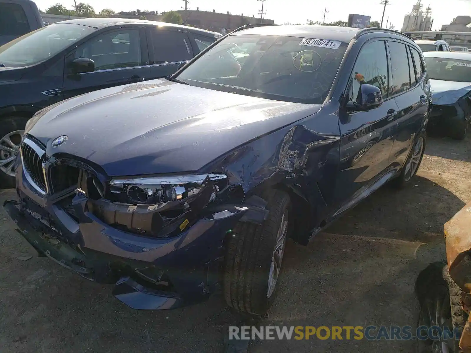 2 Photograph of a damaged car 5UXTY5C01M9F98889 BMW X3 2021