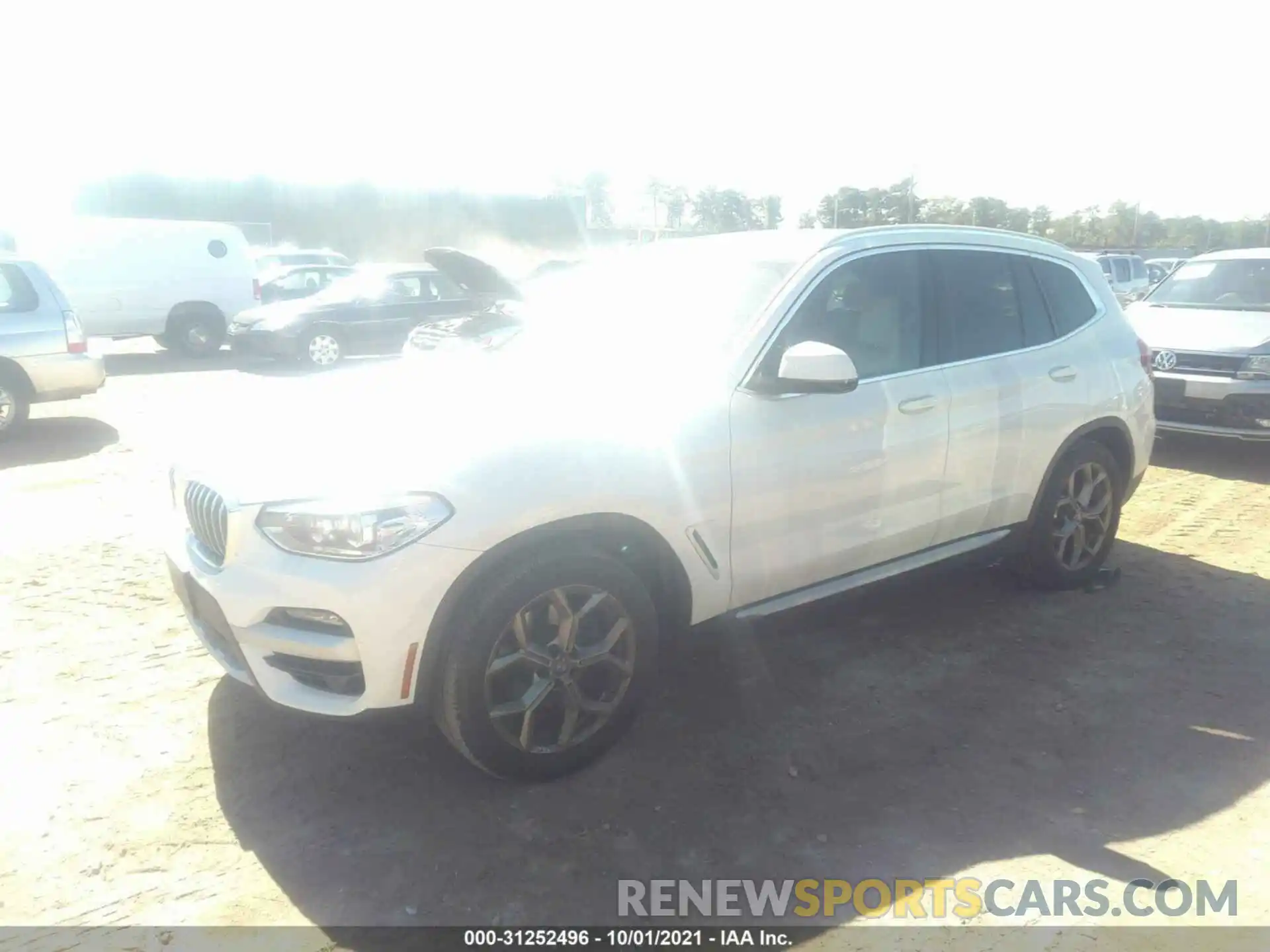 2 Фотография поврежденного автомобиля 5UXTY5C01M9G30949 BMW X3 2021