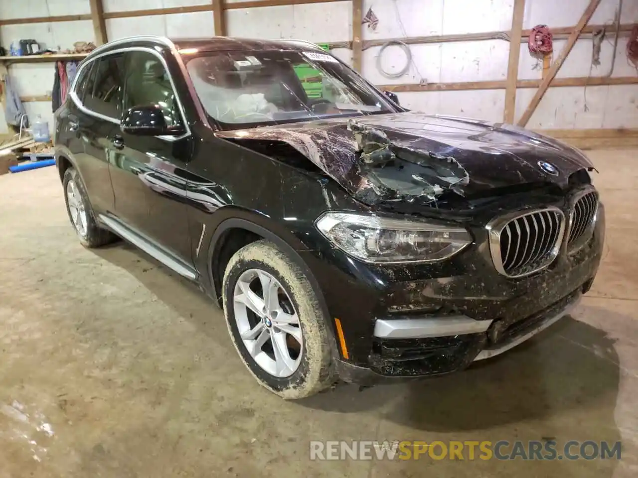 1 Photograph of a damaged car 5UXTY5C01M9G99351 BMW X3 2021