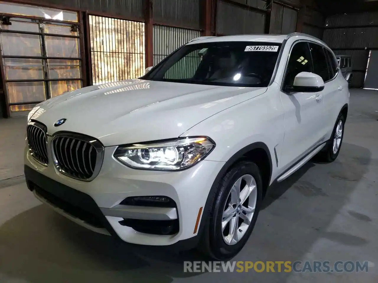 2 Photograph of a damaged car 5UXTY5C01M9H24460 BMW X3 2021