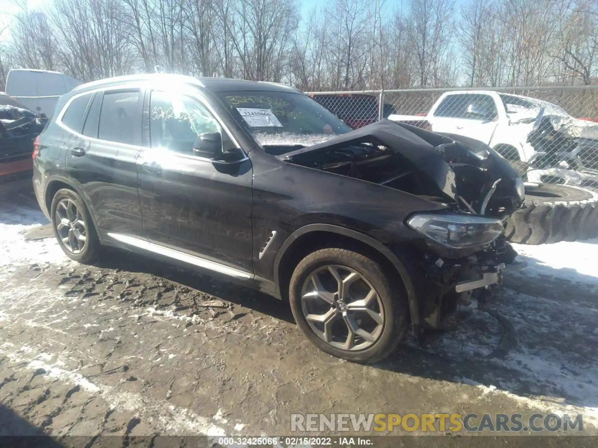 1 Фотография поврежденного автомобиля 5UXTY5C01M9H55496 BMW X3 2021