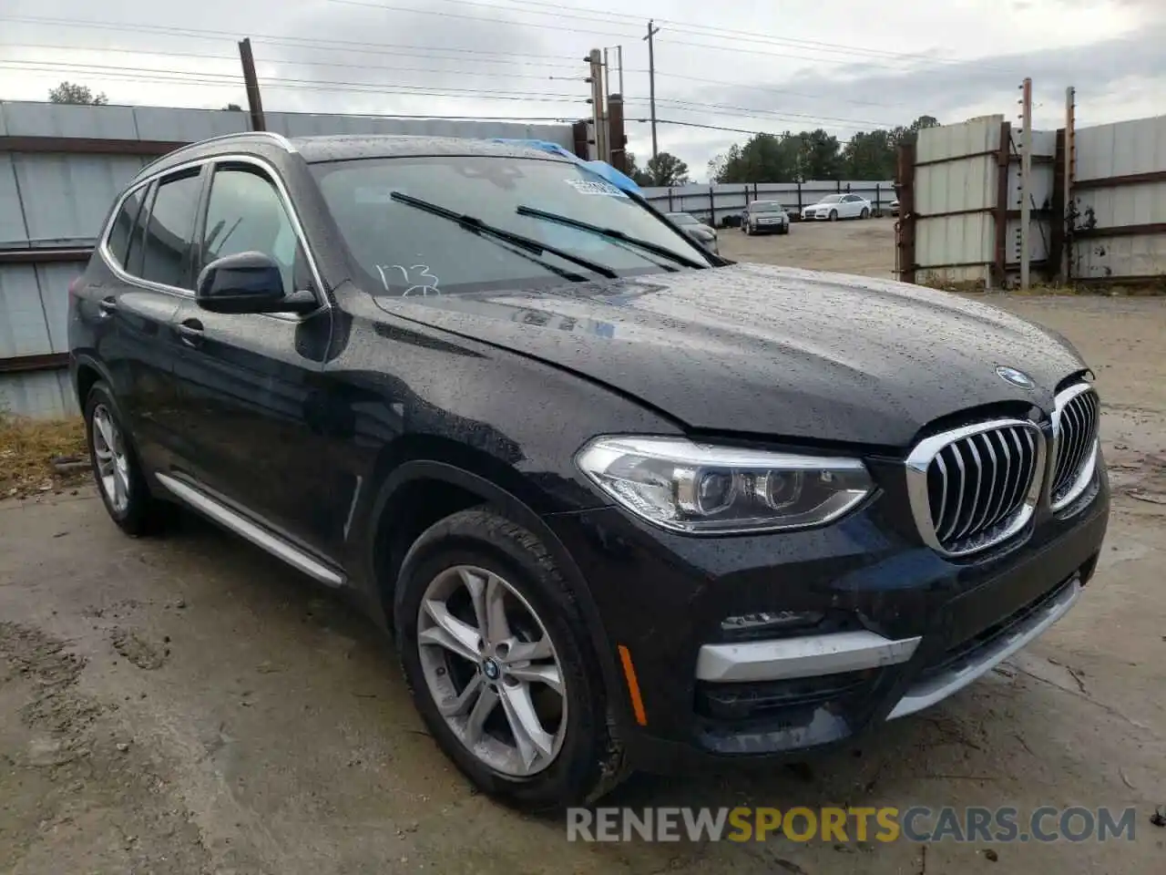 1 Photograph of a damaged car 5UXTY5C01M9H95612 BMW X3 2021