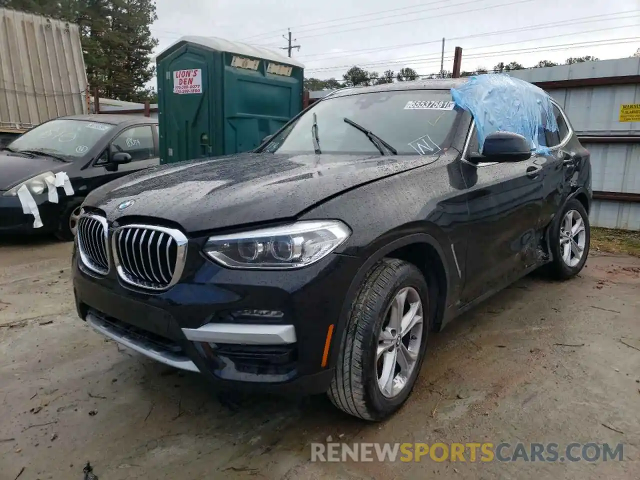 2 Photograph of a damaged car 5UXTY5C01M9H95612 BMW X3 2021