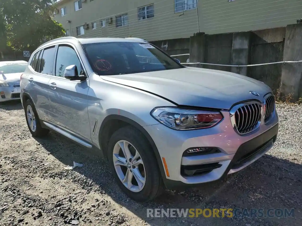 1 Photograph of a damaged car 5UXTY5C01M9H97358 BMW X3 2021