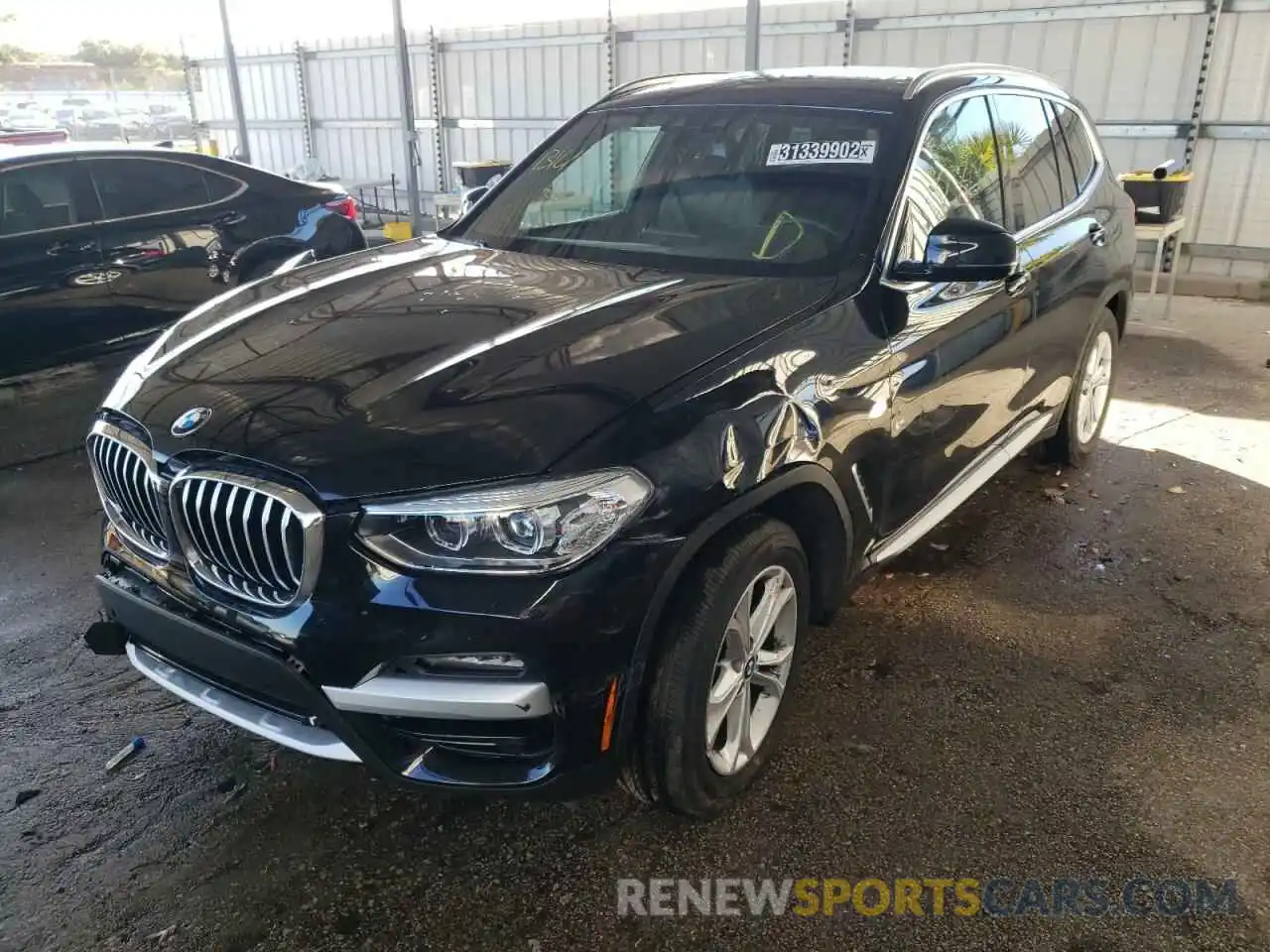 2 Photograph of a damaged car 5UXTY5C01M9H99188 BMW X3 2021