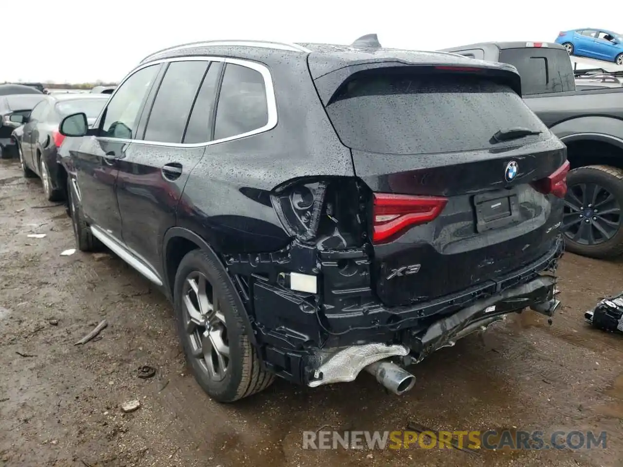 3 Photograph of a damaged car 5UXTY5C02M9D81917 BMW X3 2021