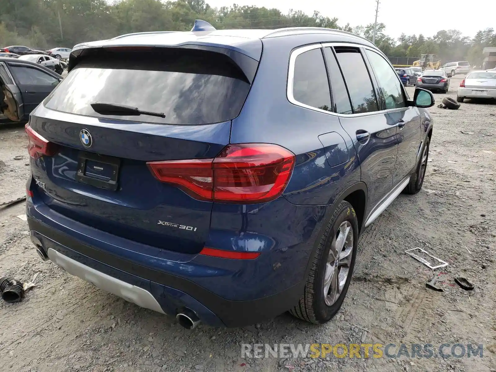 4 Photograph of a damaged car 5UXTY5C02M9E03432 BMW X3 2021