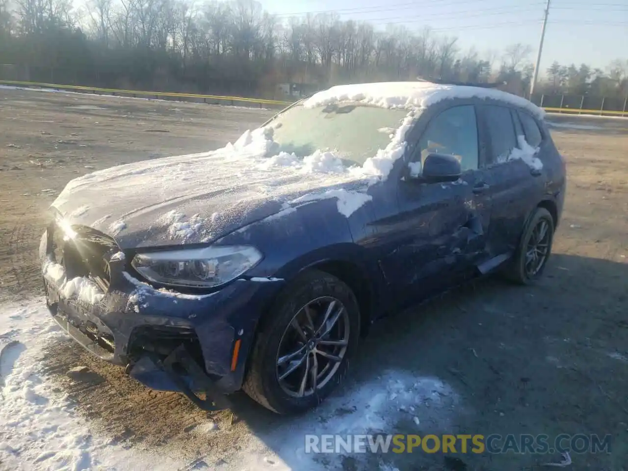 2 Photograph of a damaged car 5UXTY5C02M9E27987 BMW X3 2021