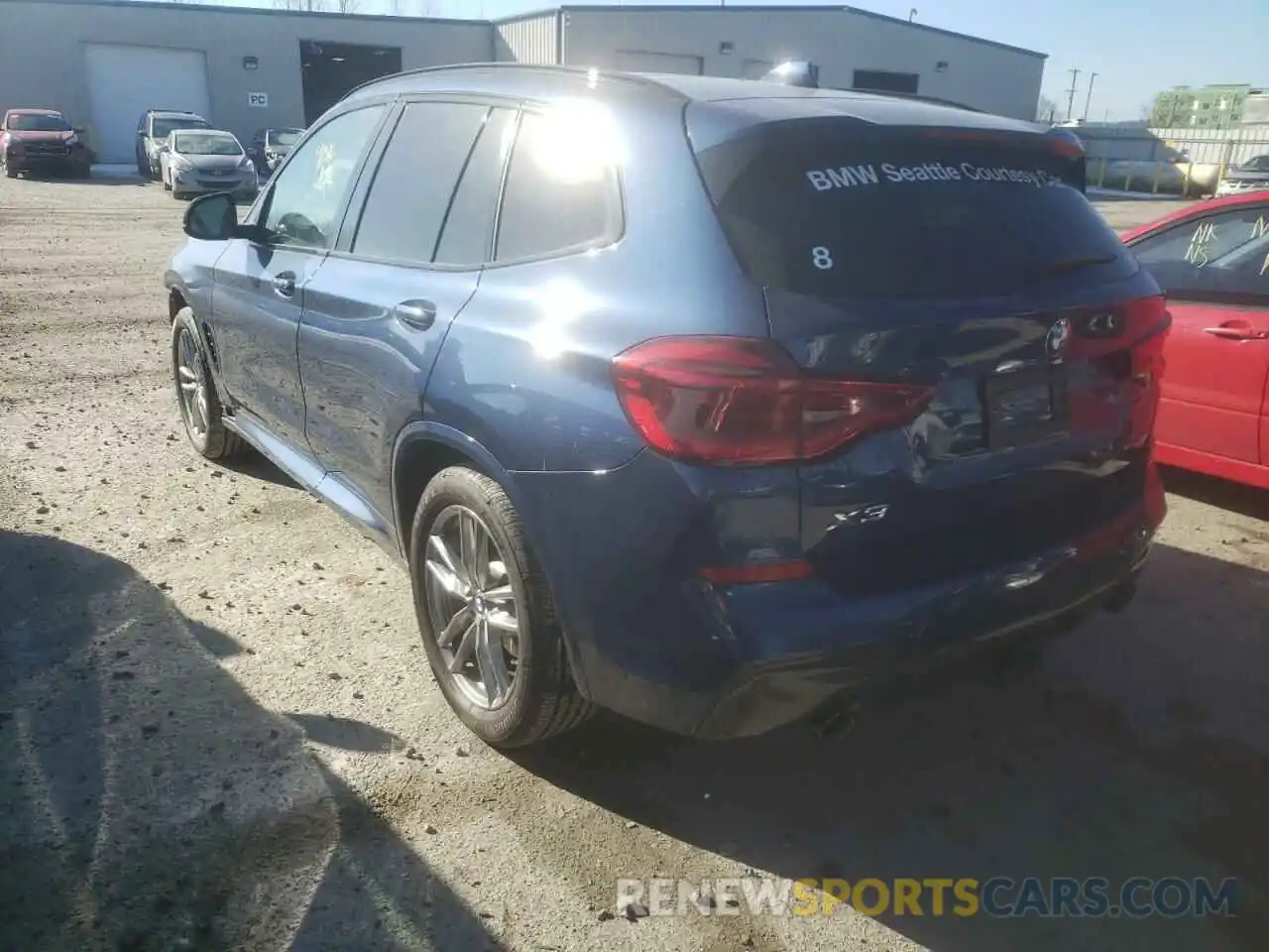 3 Photograph of a damaged car 5UXTY5C02M9E29917 BMW X3 2021