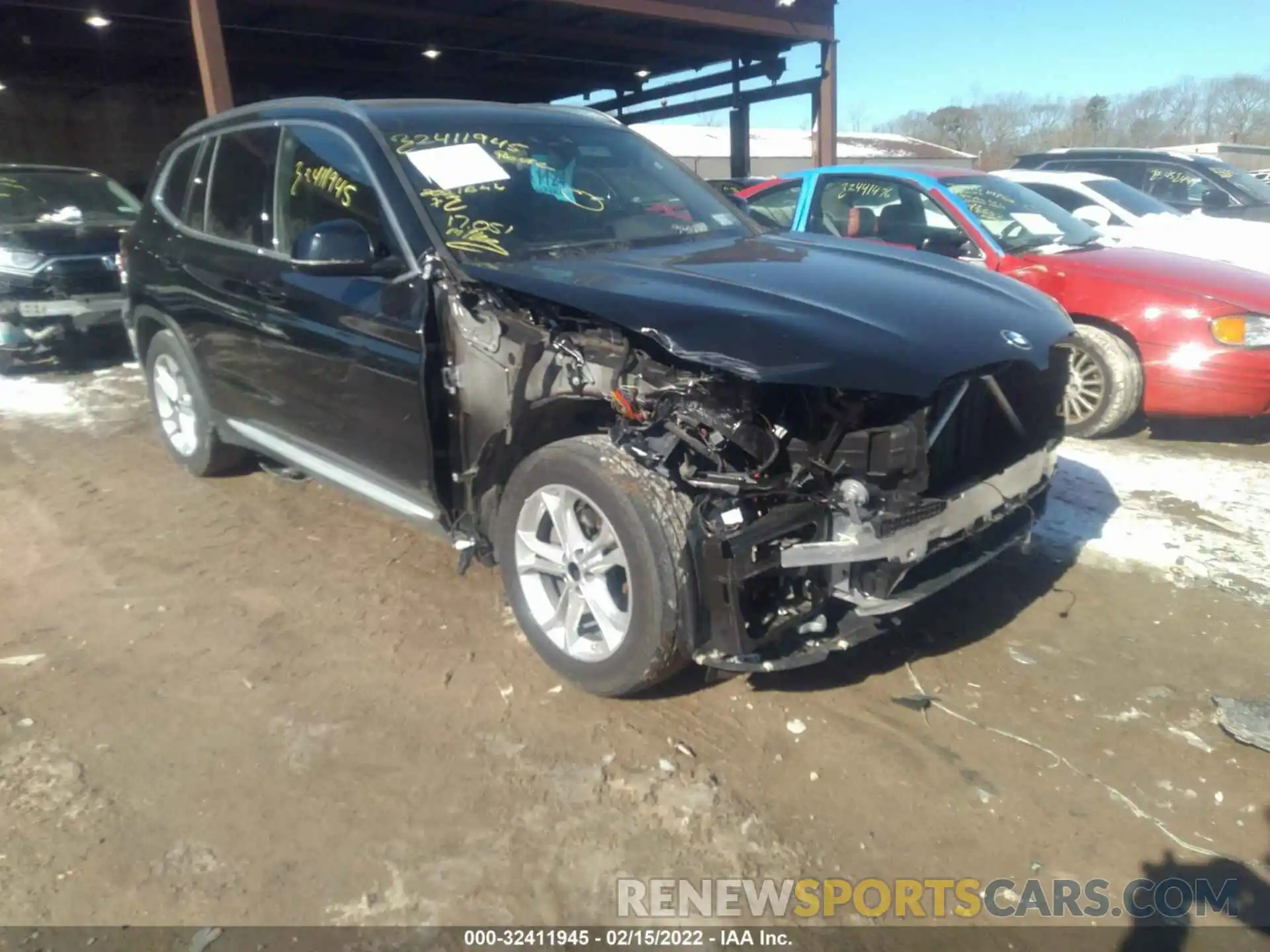 1 Photograph of a damaged car 5UXTY5C02M9E33269 BMW X3 2021